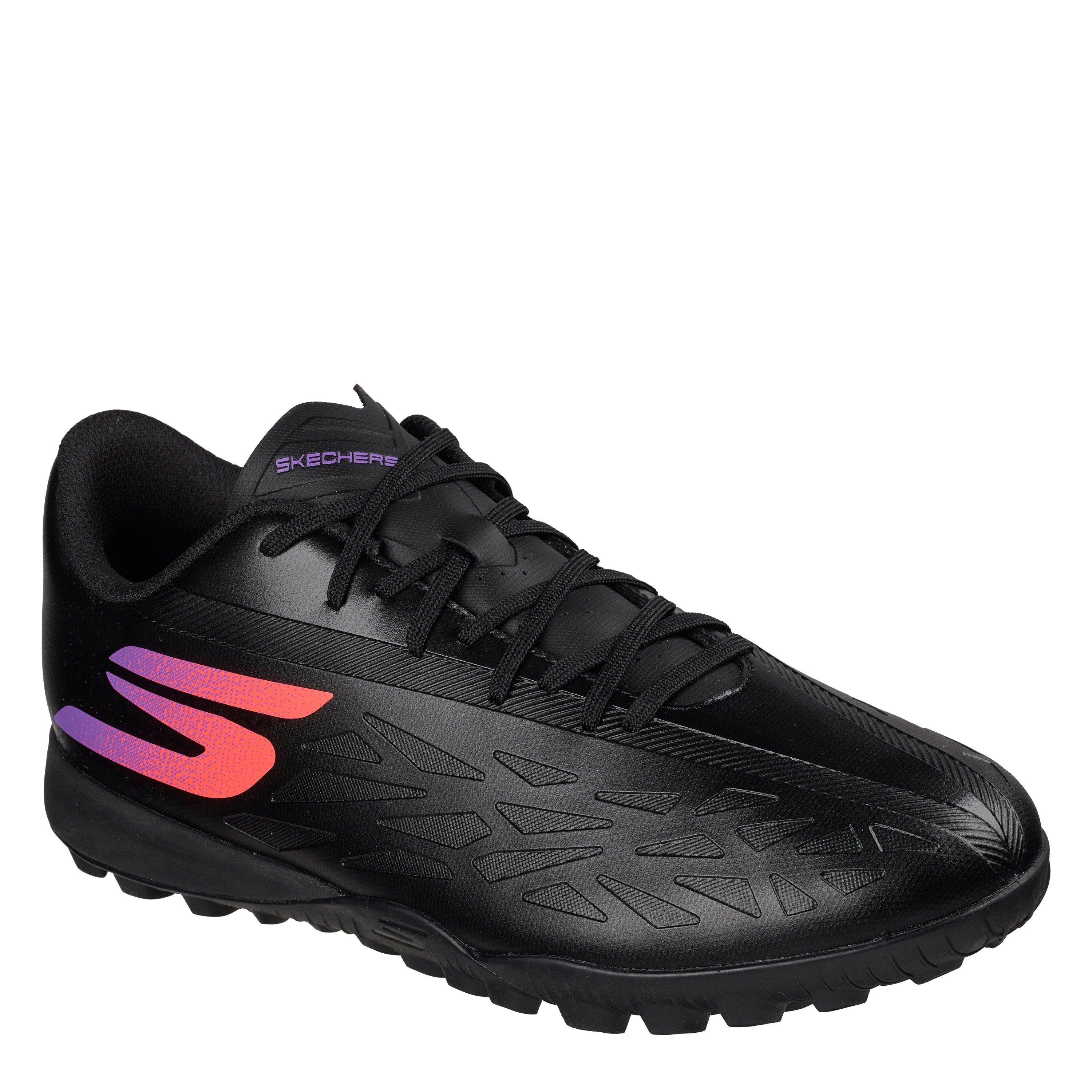 Black/Purple - Skechers - Kids' Razor .4 Firm Ground Football Boot - 3
