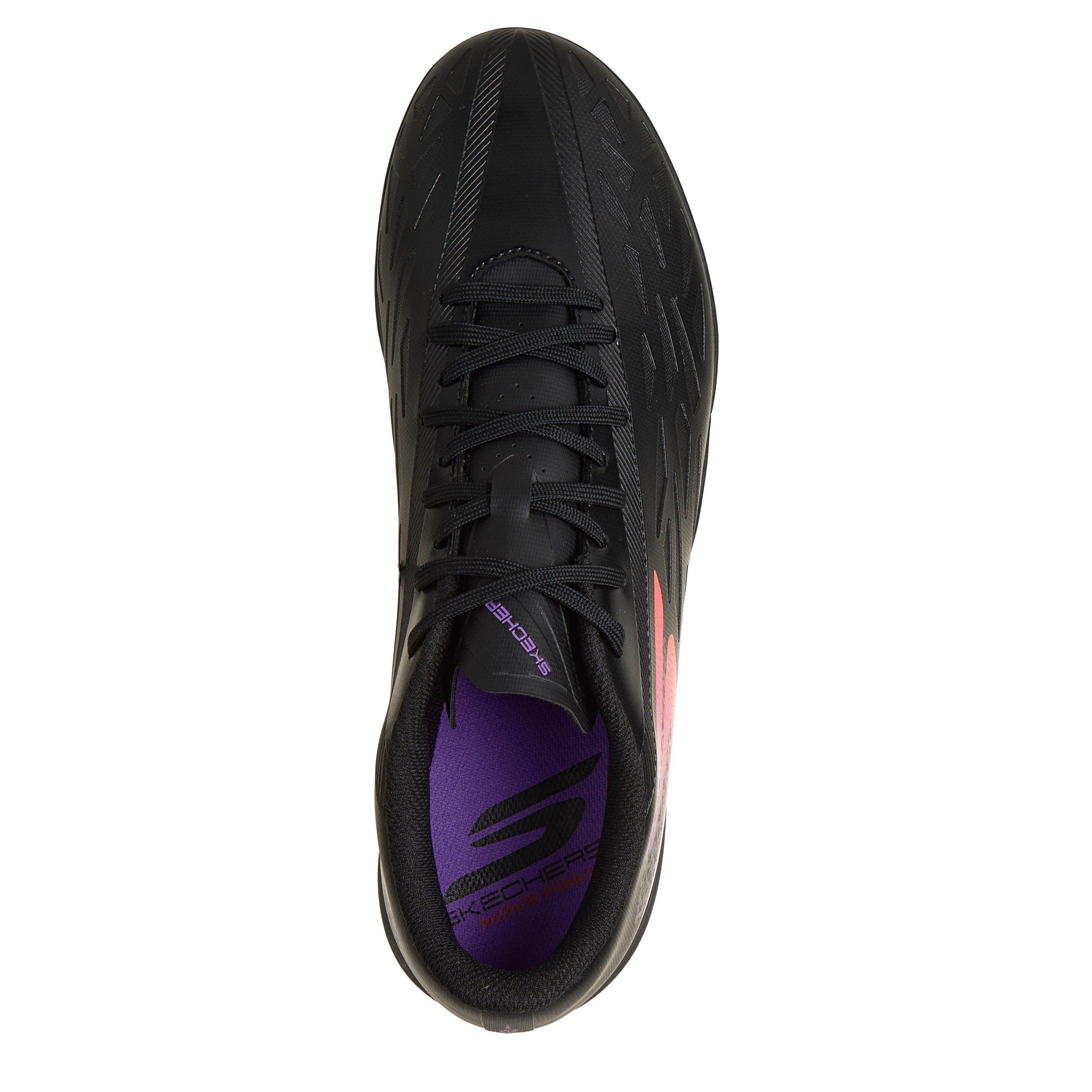Black/Purple - Skechers - Kids' Razor .4 Firm Ground Football Boot - 4