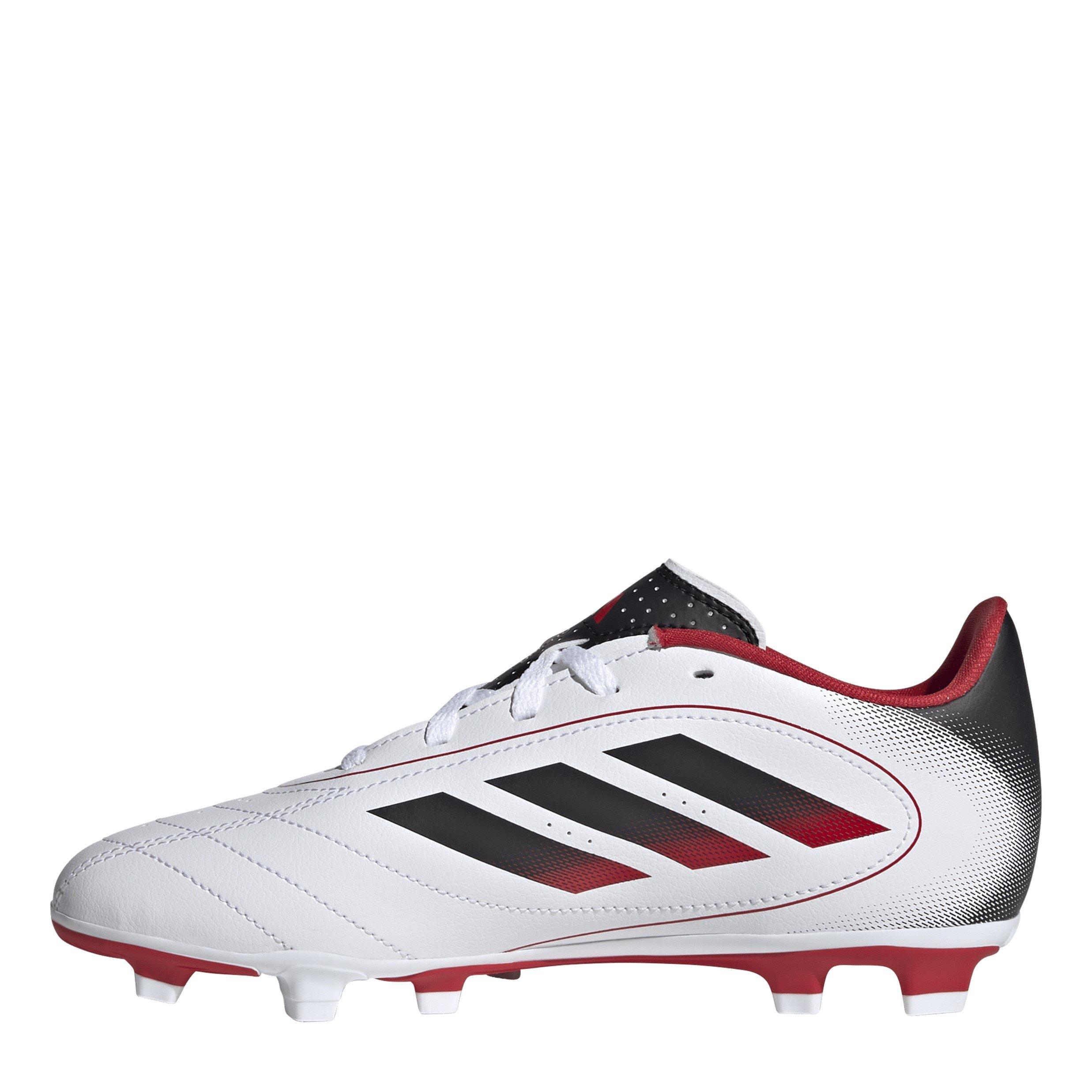 Wht/Blk/Scarlet - adidas - Goletto IX Firm Ground Football Boots - 2