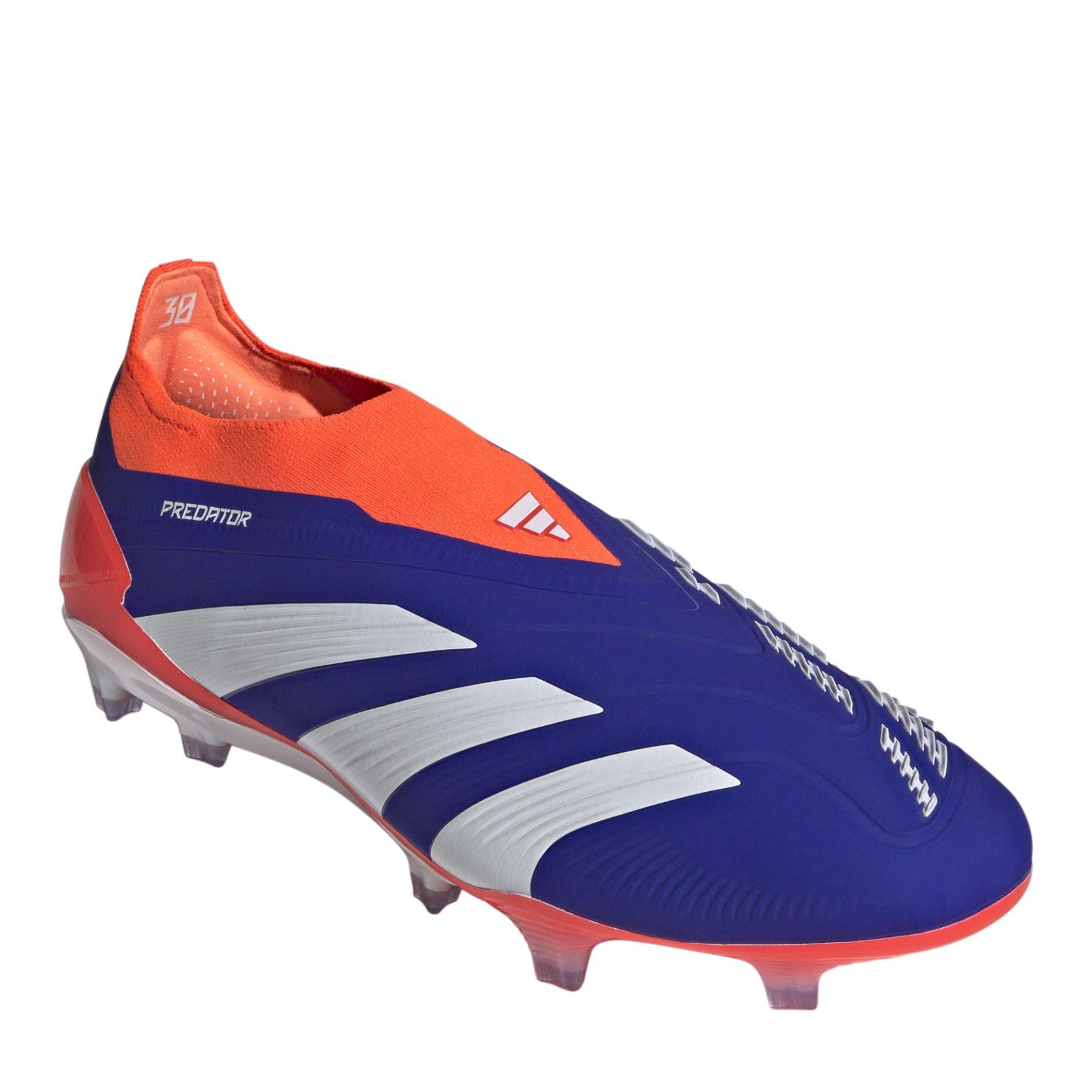 Blue/Wht/Red - adidas - Predator Elite Ll Fg Firm Ground Football Boots Unisex Kids - 3