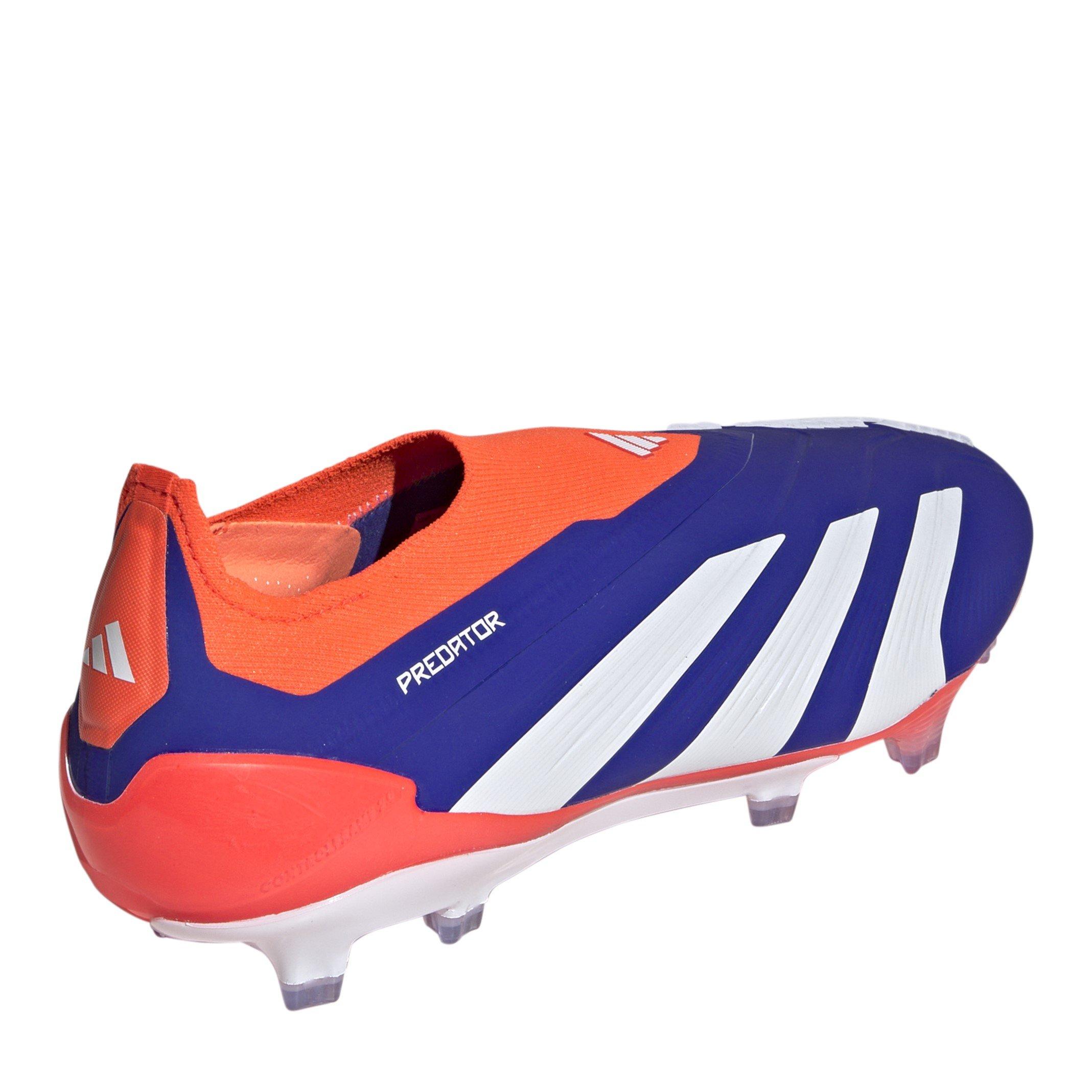 Blue/Wht/Red - adidas - Predator Elite Ll Fg Firm Ground Football Boots Unisex Kids - 4