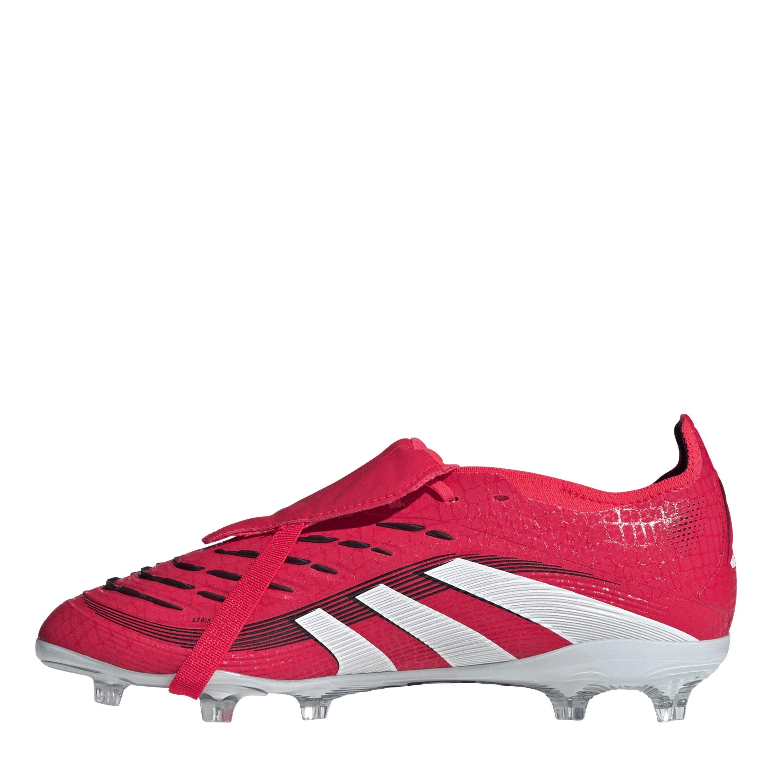 Red/Wht/Blk - adidas - Unisex Kids' Firm Ground Football Boots - 2