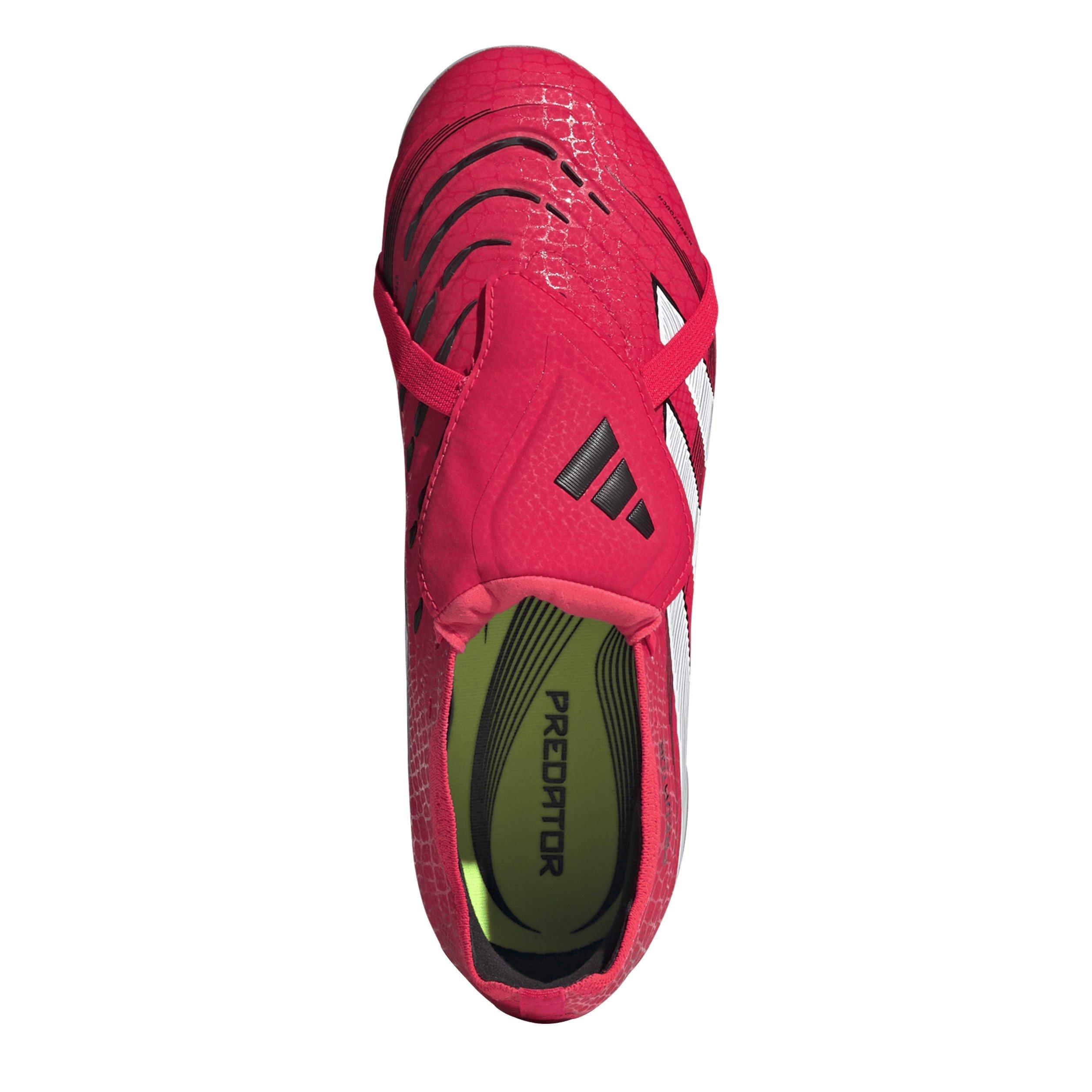 Red/Wht/Blk - adidas - Unisex Kids' Firm Ground Football Boots - 5
