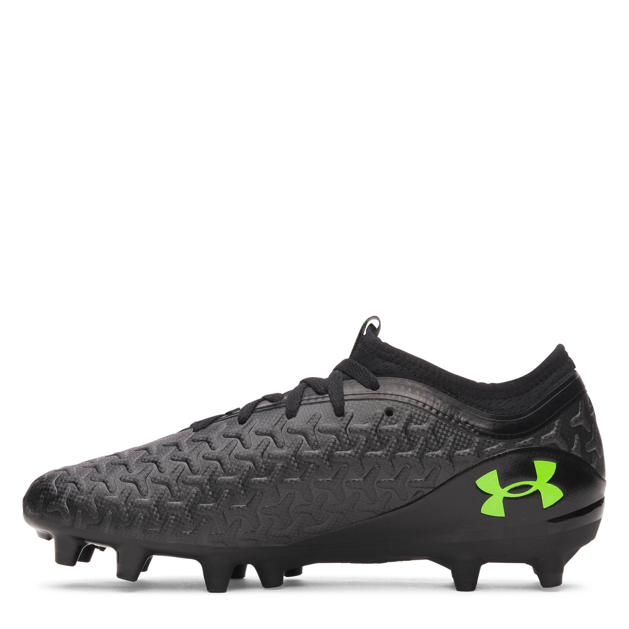 Black/Green - Under Armour - Kids' Magnetico .3 FG Football Boot - 2