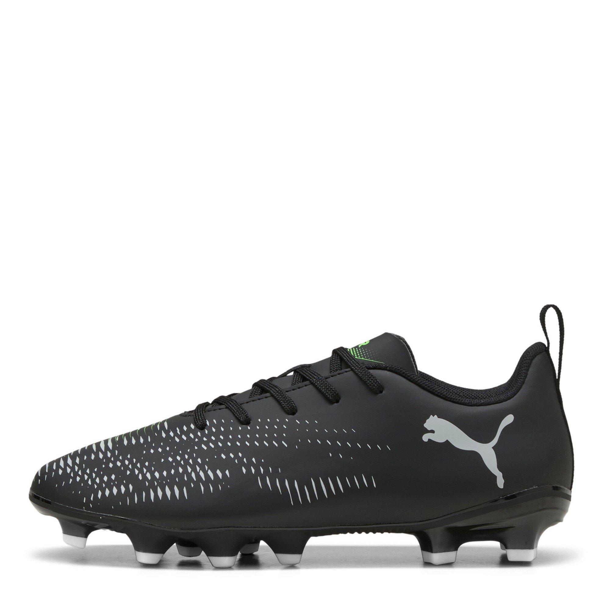 Black/Green - Puma - Future 8 Play FG Junior Boots - 2