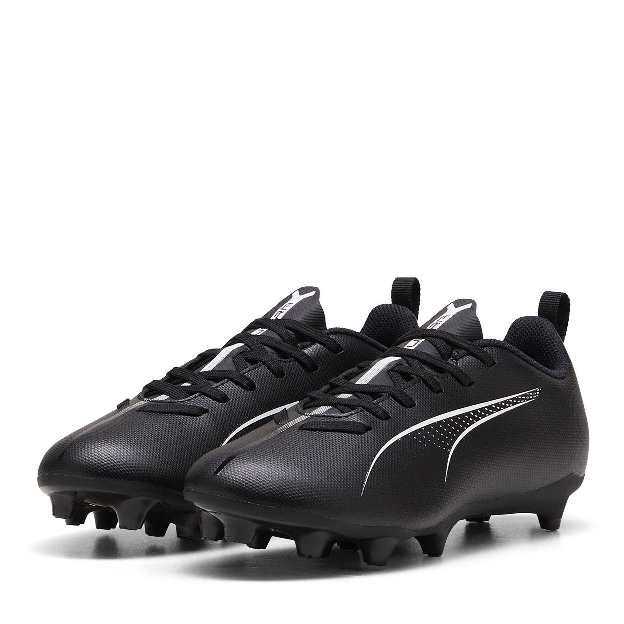 Black/White - Puma - Ultra 5 Play Juniors Firm Ground Football Shoes - 1