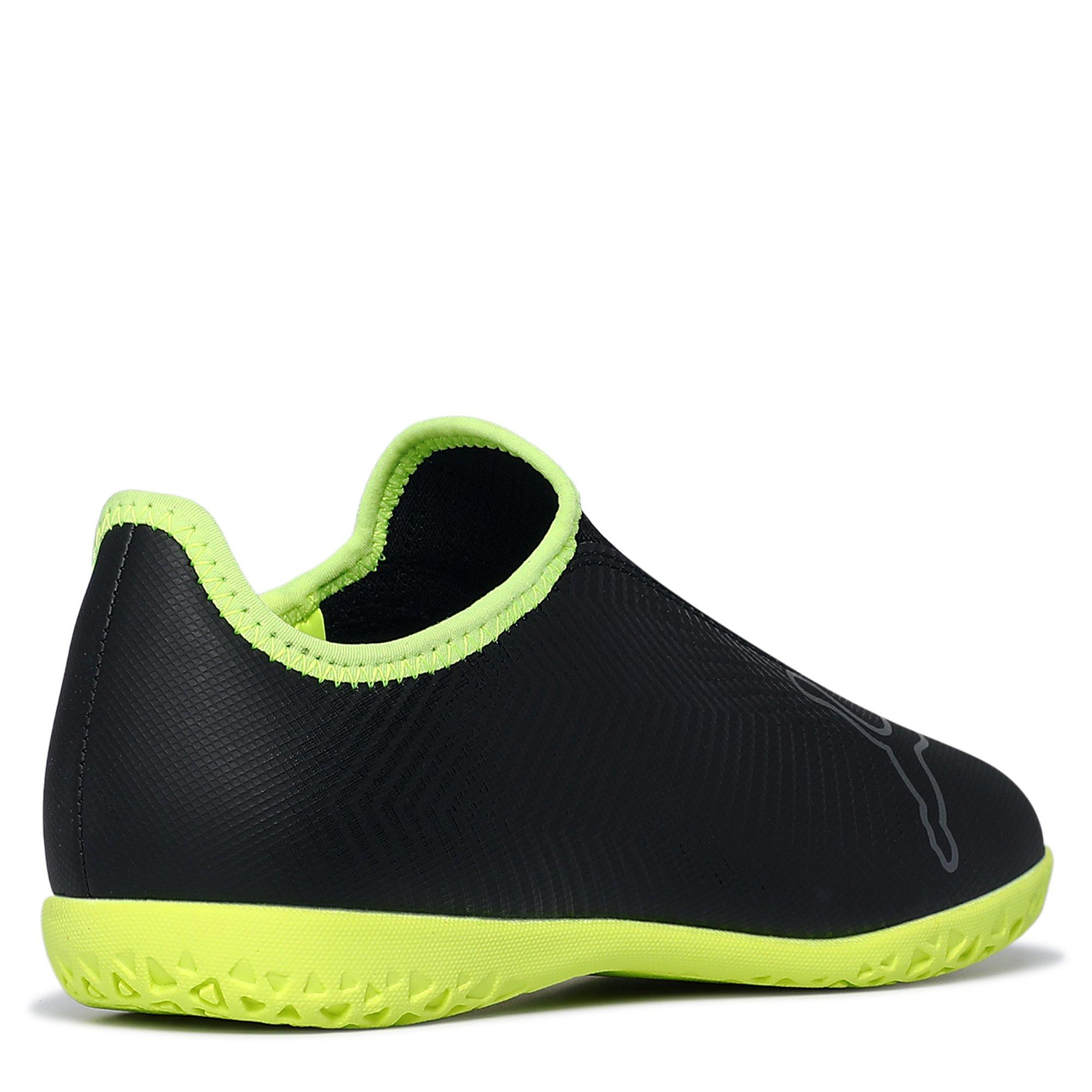 Blk/Yel/Asphalt - Puma - Kids' Finesse LL In Indoor Football Boots - 5