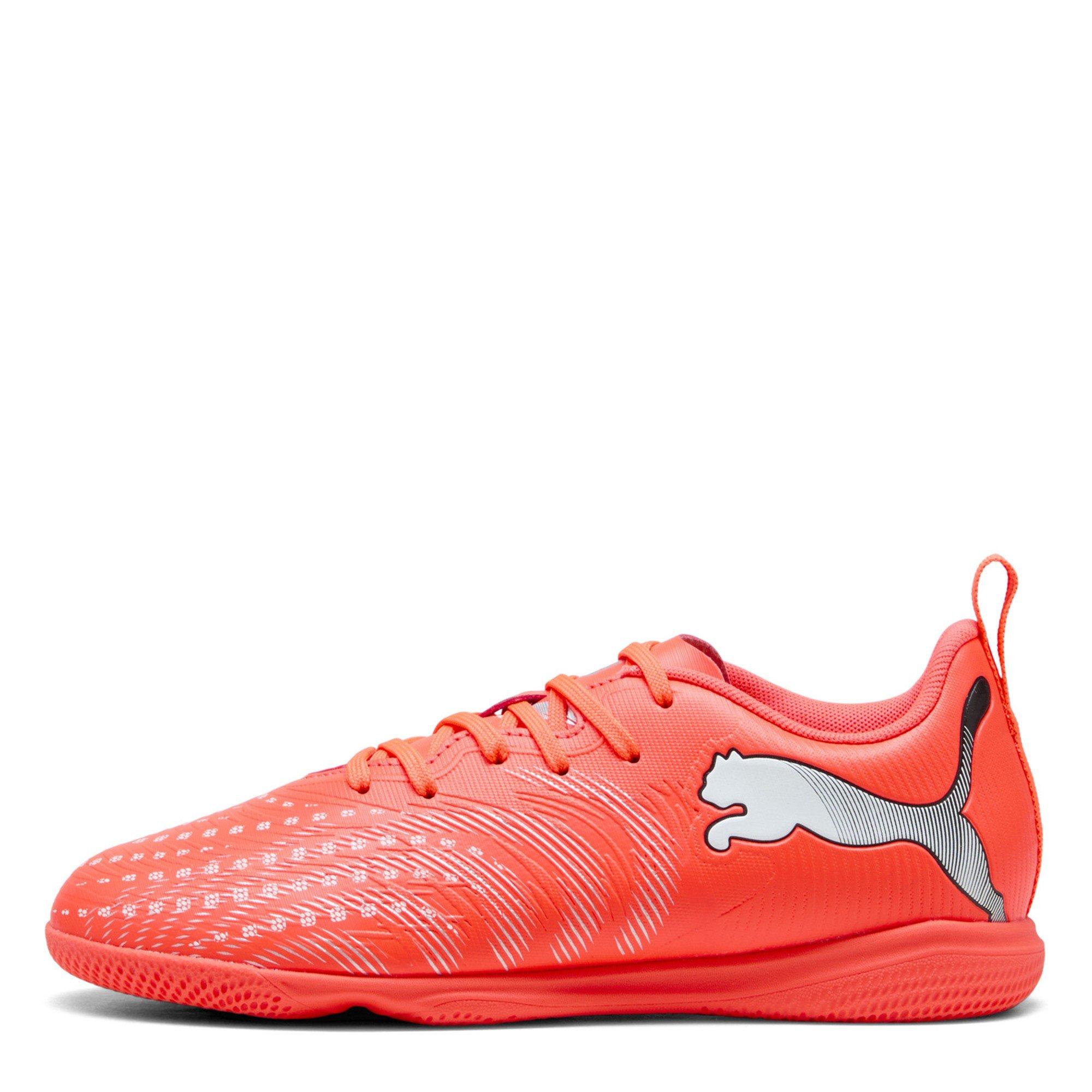 Red/Wht-Silver - Puma - Kids' Indoor Football Boots - 2