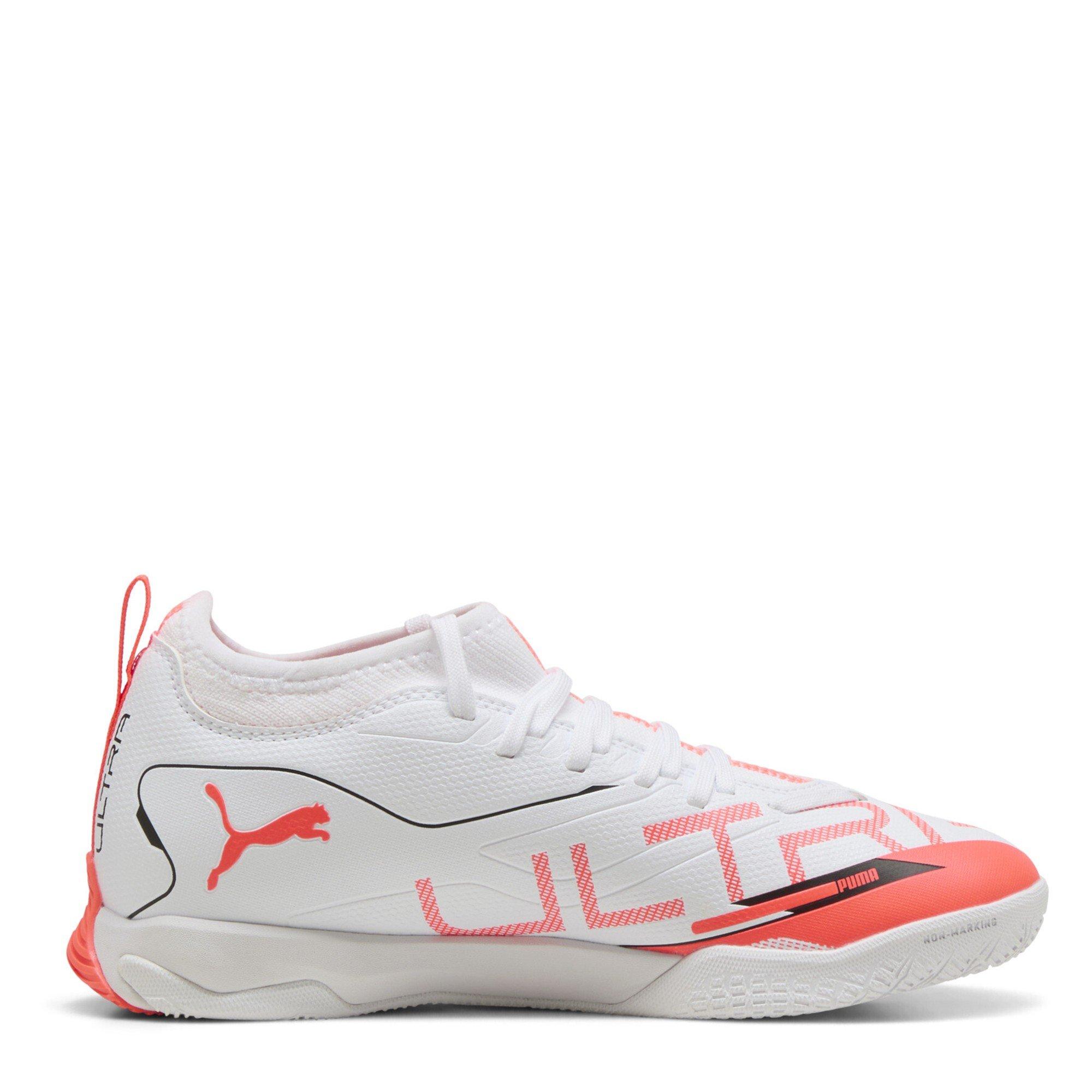 White-Bl - Puma - Unisex Kids' Ultra 5 Match It + Mid Indoor Football Boots - 4