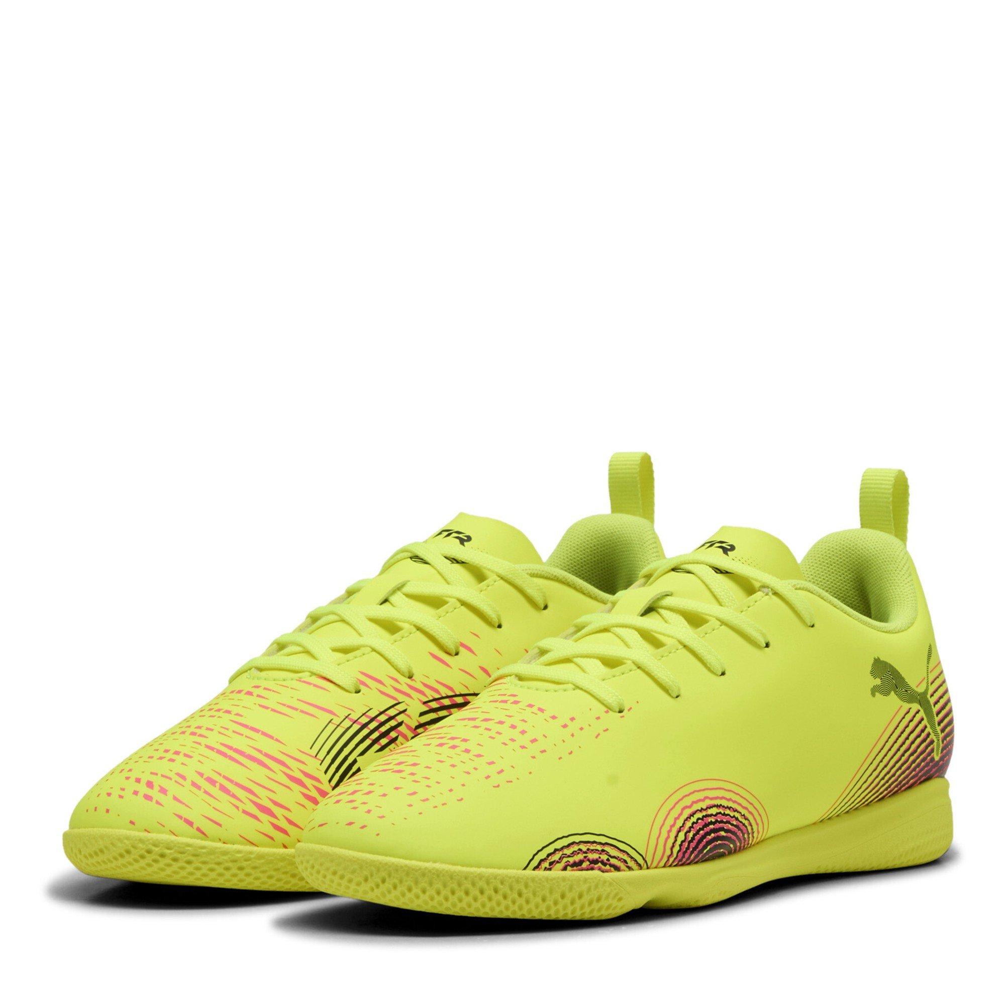 Alerte Jaune - Puma - Unisex Kids' Future 8 Play It Indoor Football Boots - 1