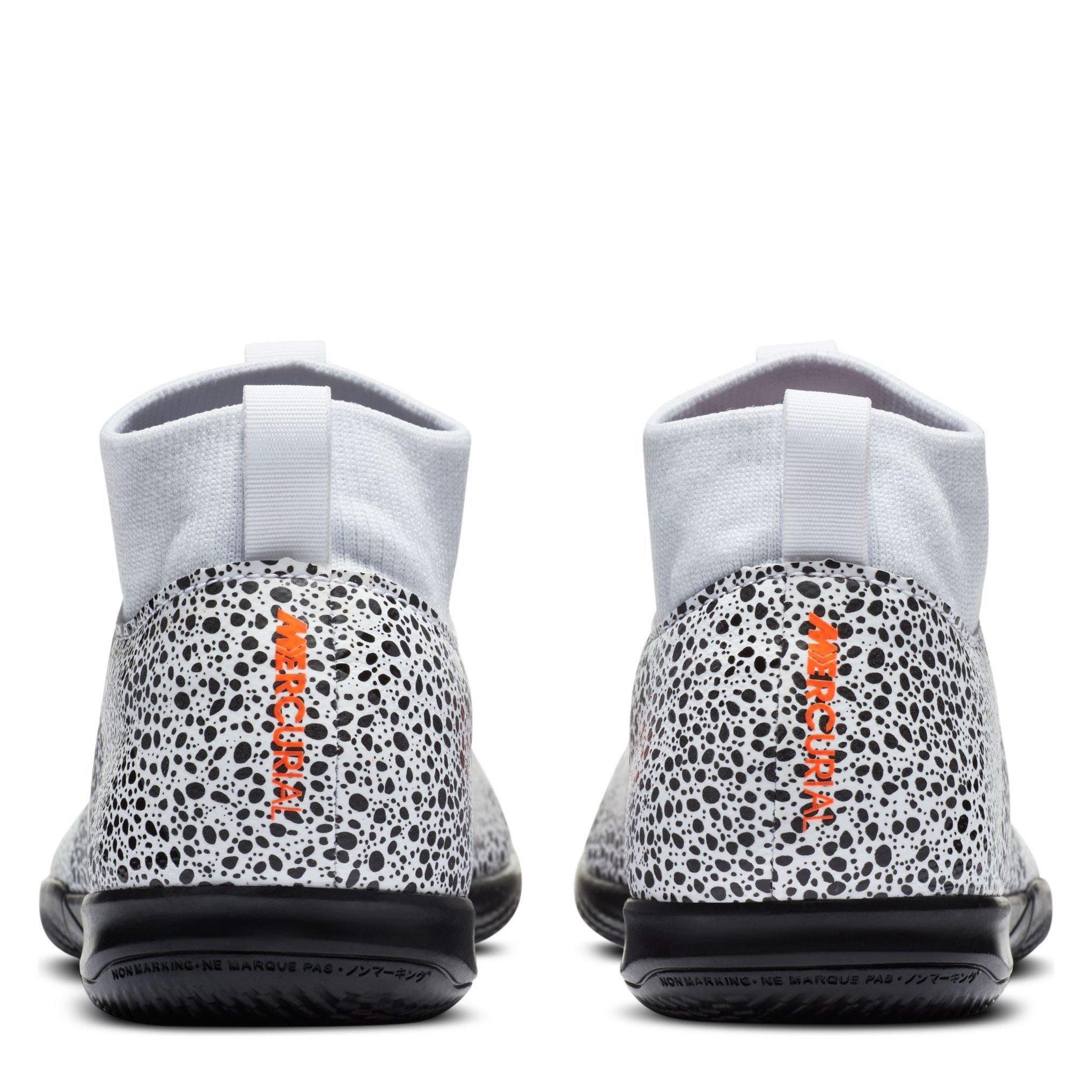 White - Nike - Mercurial SF7 Juniors Indoor Court Football Trainers - 5