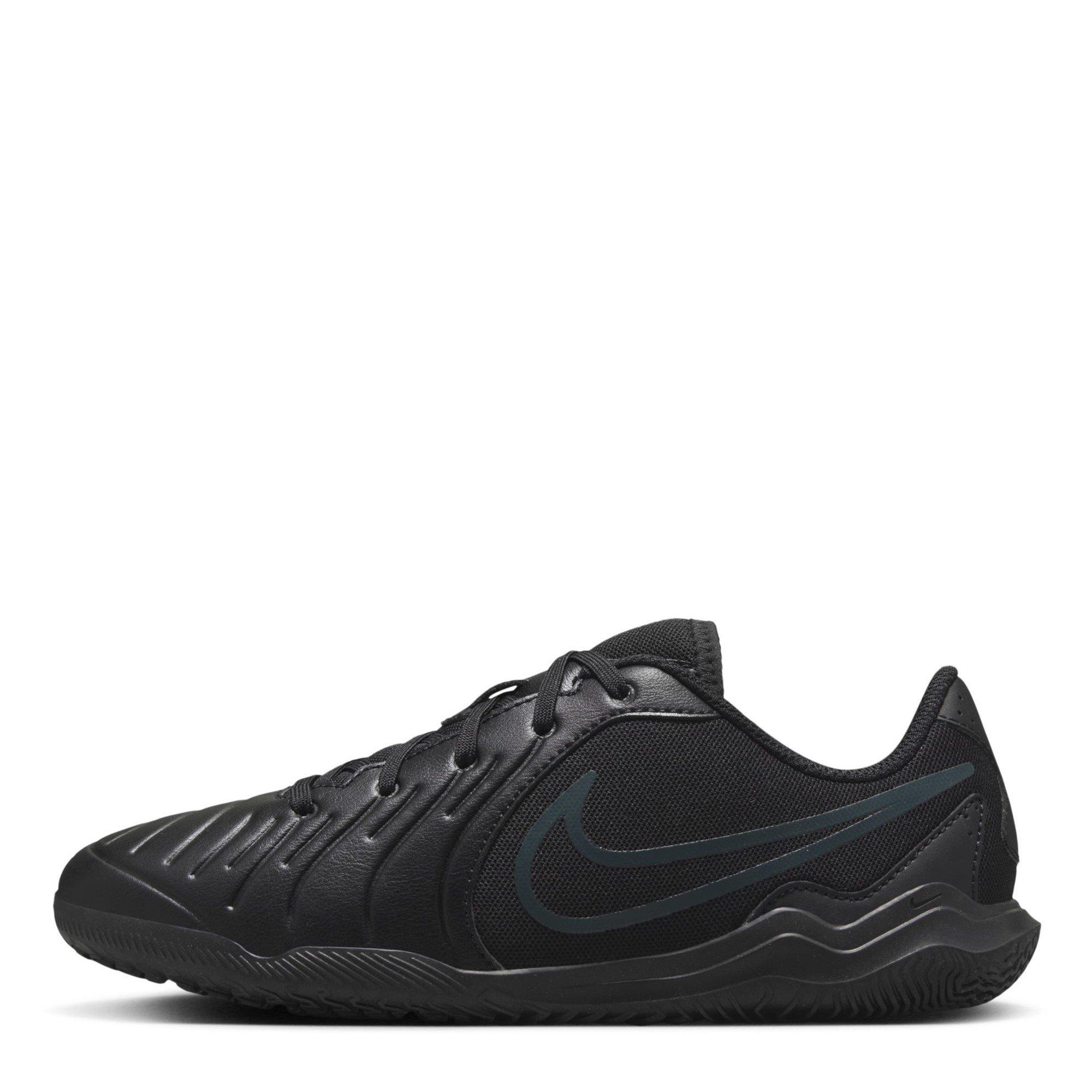 Blk/Deep Jungle - Nike - Tiempo Legend 10 Club Juniors Indoor Football Shoes - 2