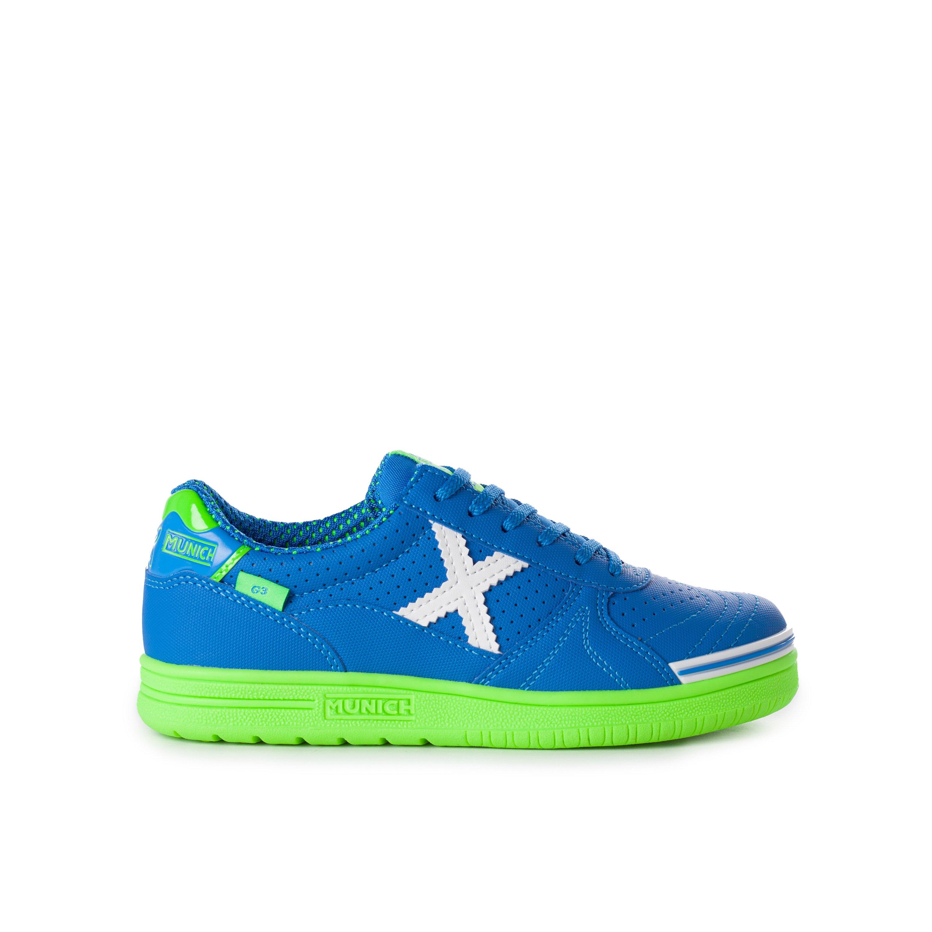 Blue/FluGreen - Munich - G3 Profit Trainers Junior - 1