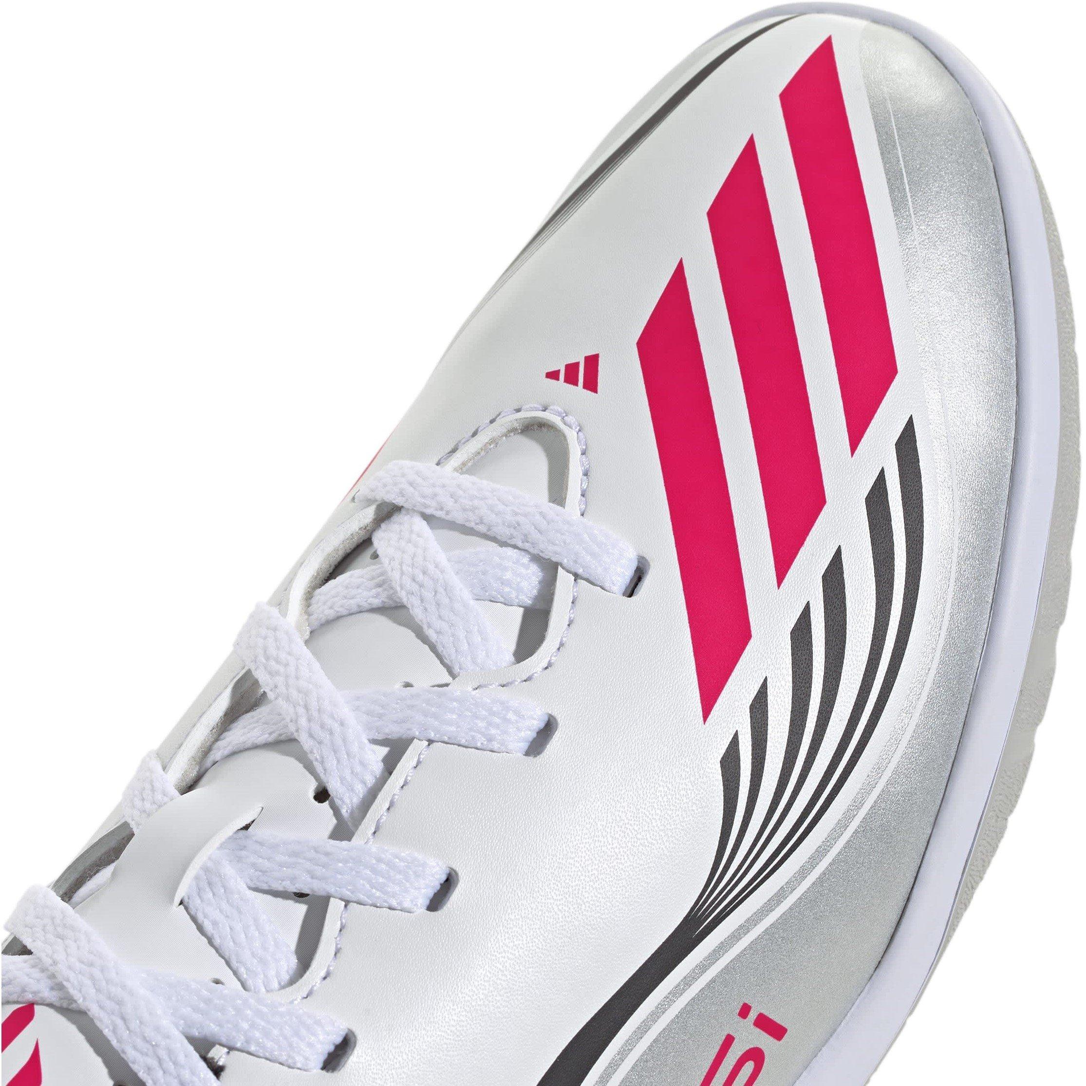 White/Red - adidas - F50 Club Juniors Indoor Football Boots - 8