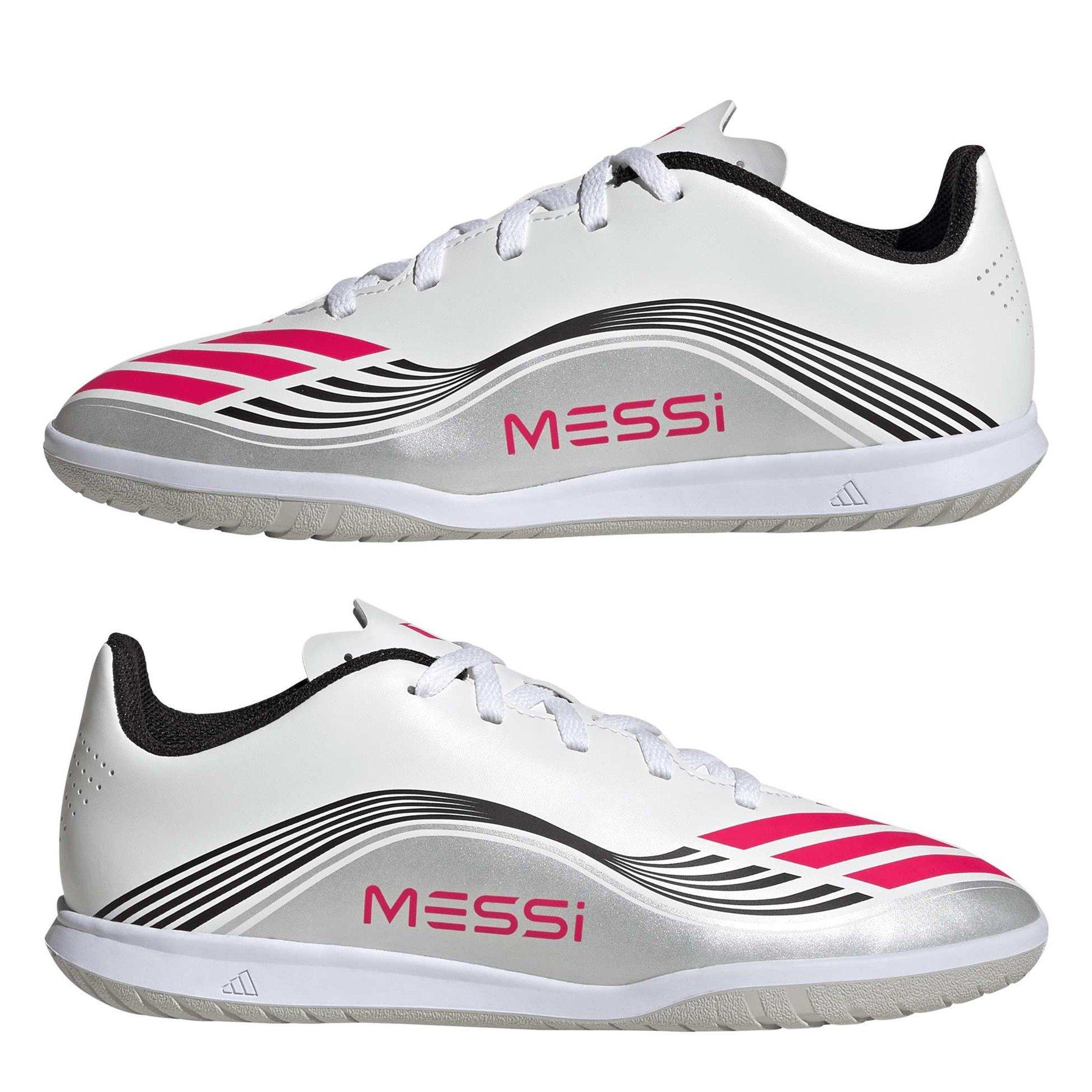 White/Red - adidas - F50 Club Juniors Indoor Football Boots - 9