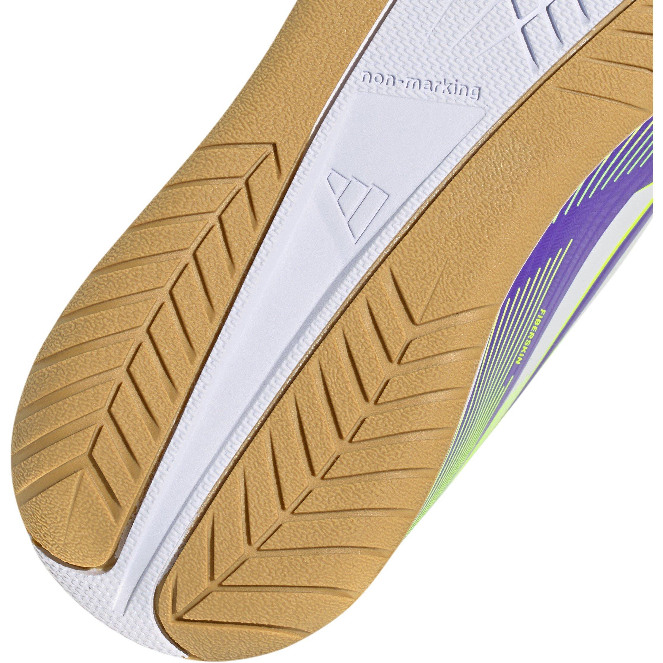 Purple/White - adidas - F50 Club Juniors Indoor Football Boots - 8