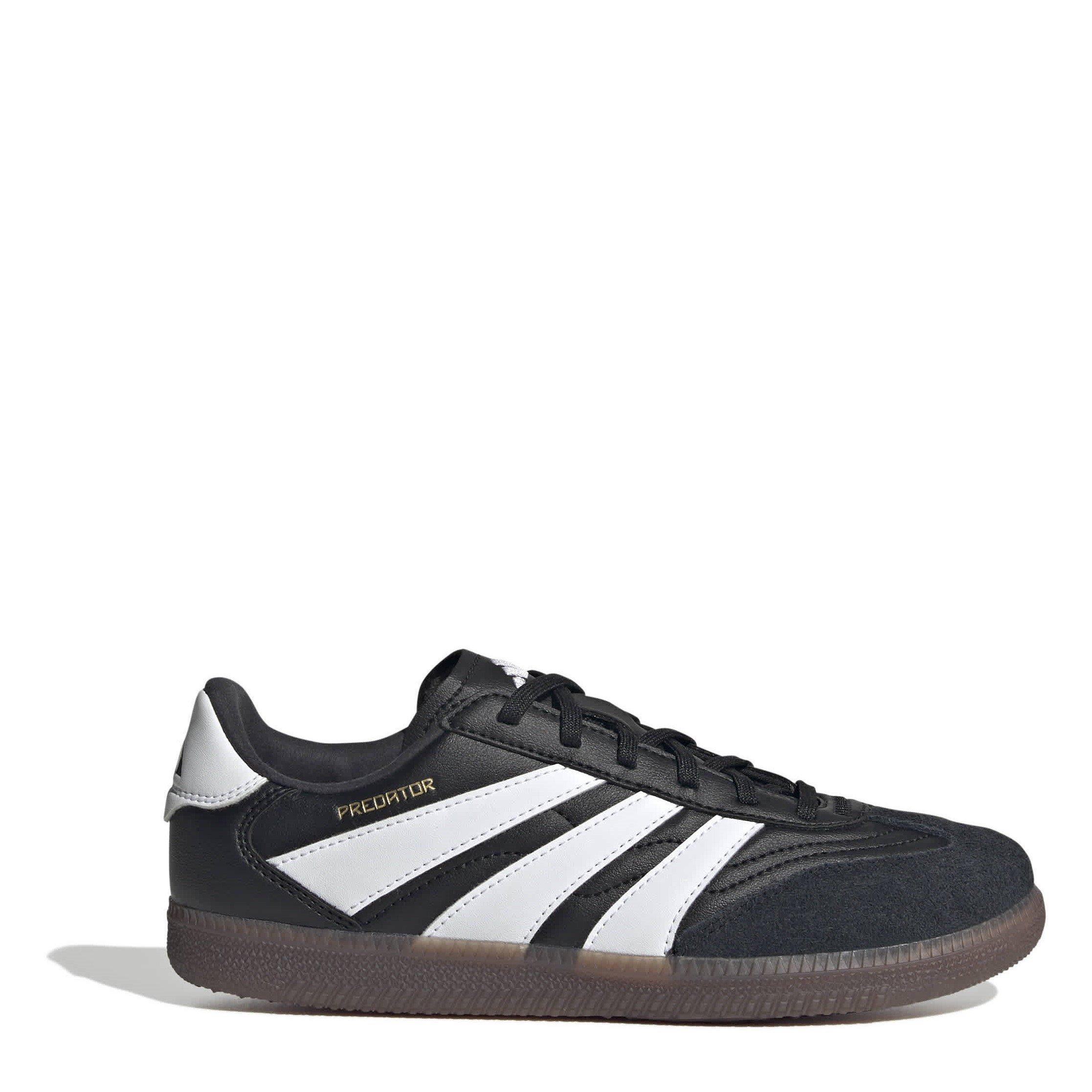 Blk/White/Gold - adidas - Unisex Kids' Predator Freestyle Indoor Football Boots - 1