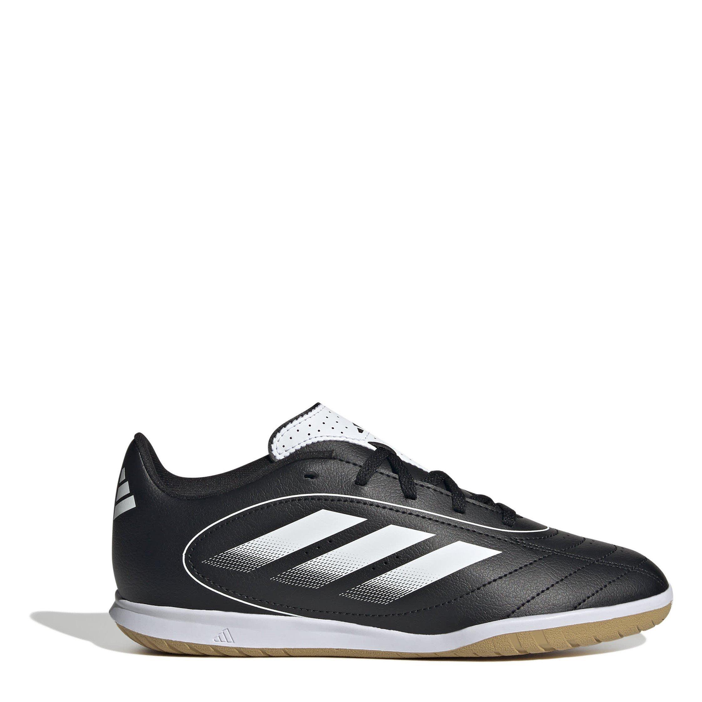 CBlack/Wht/CBlk - adidas - adidas Goletto IX Indoor Boots Kids - 1