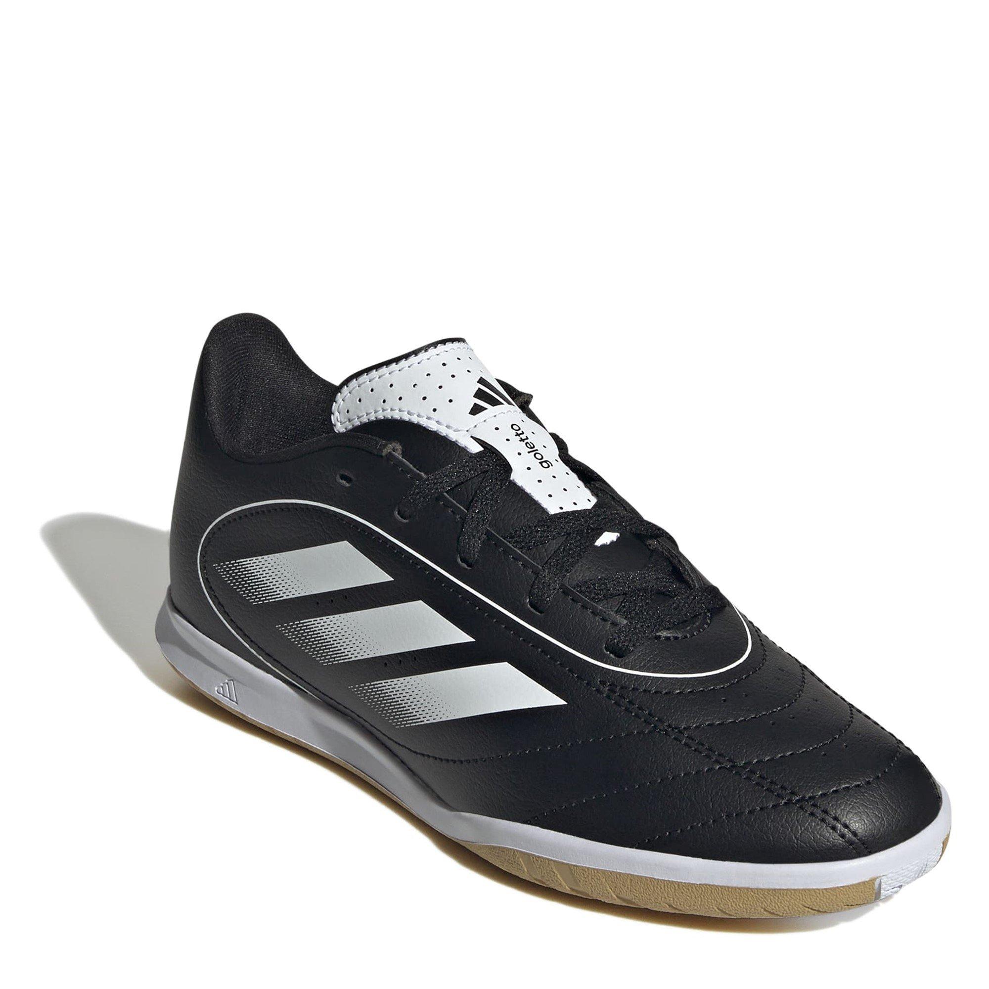 CBlack/Wht/CBlk - adidas - adidas Goletto IX Indoor Boots Kids - 3