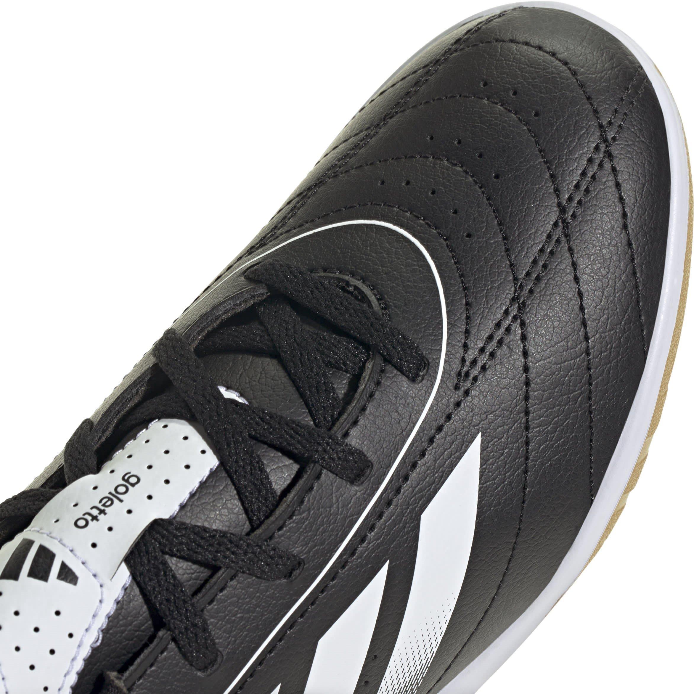 CBlack/Wht/CBlk - adidas - adidas Goletto IX Indoor Boots Kids - 7