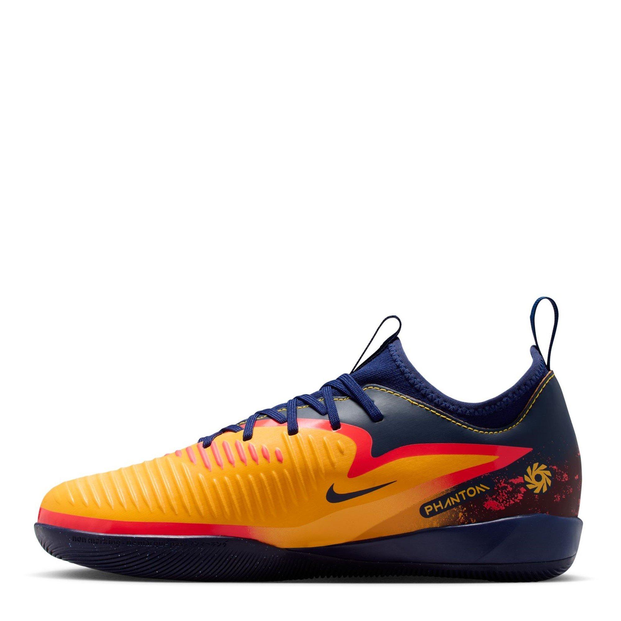 Orange/Volt - Nike - Phantom 6 Academy Juniors Indoor Football Boots - 2