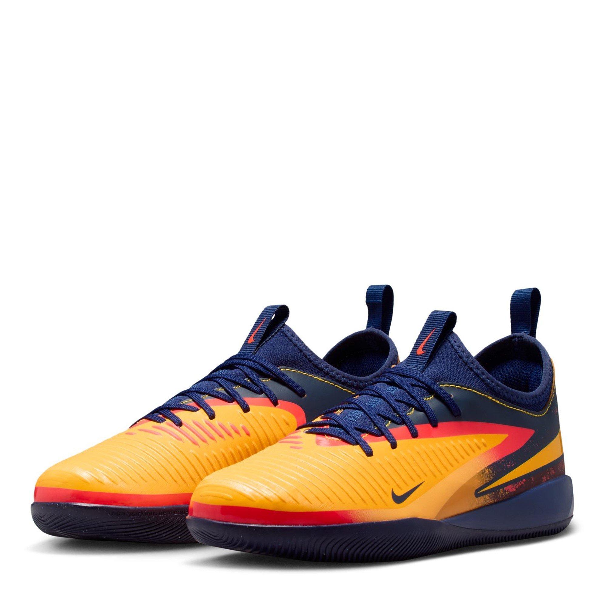 Orange/Volt - Nike - Phantom 6 Academy Juniors Indoor Football Boots - 4