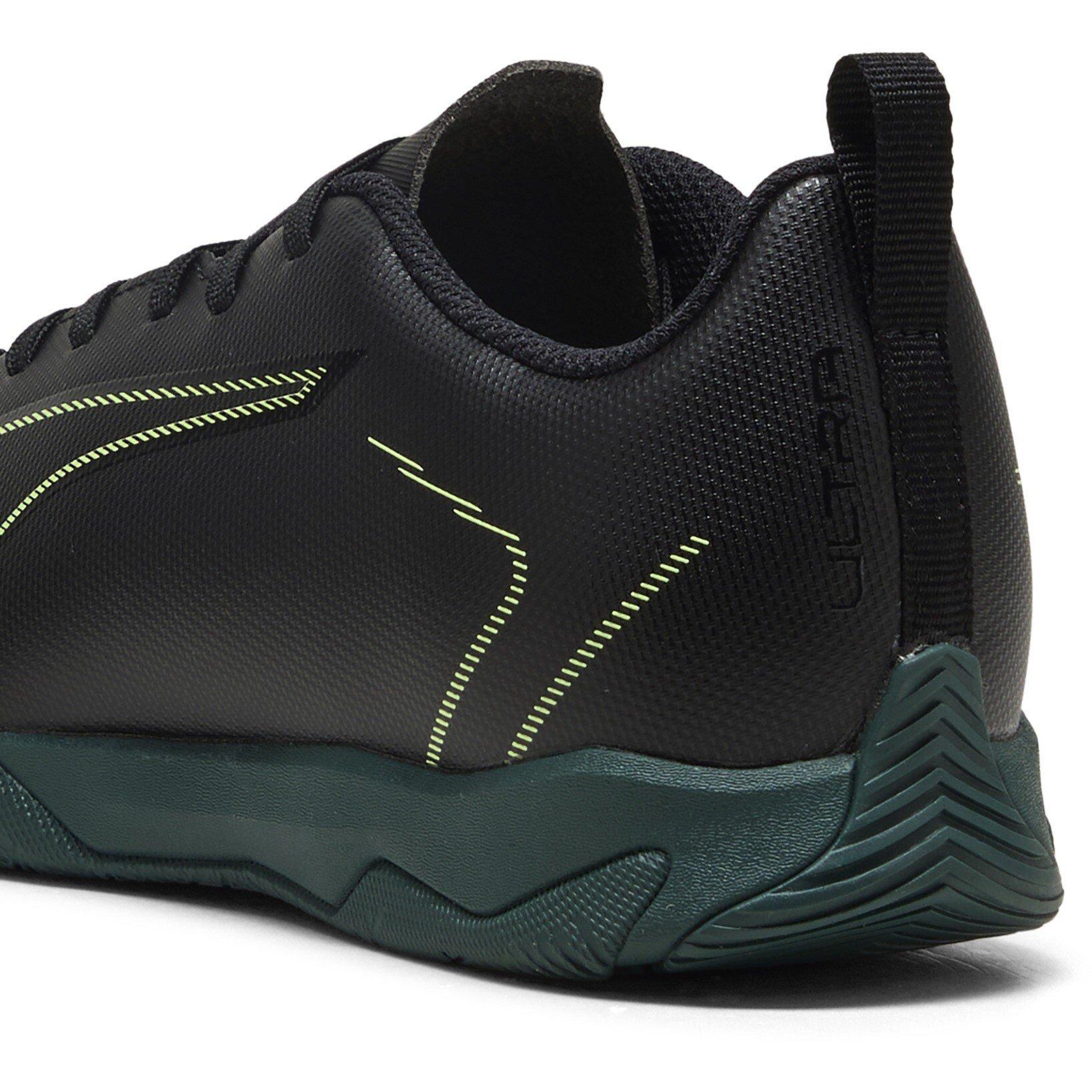 Blk-FL-GrnTrrn - Puma - Unisex Kids Ultra 6 Play It Indoor Football Boots - 5