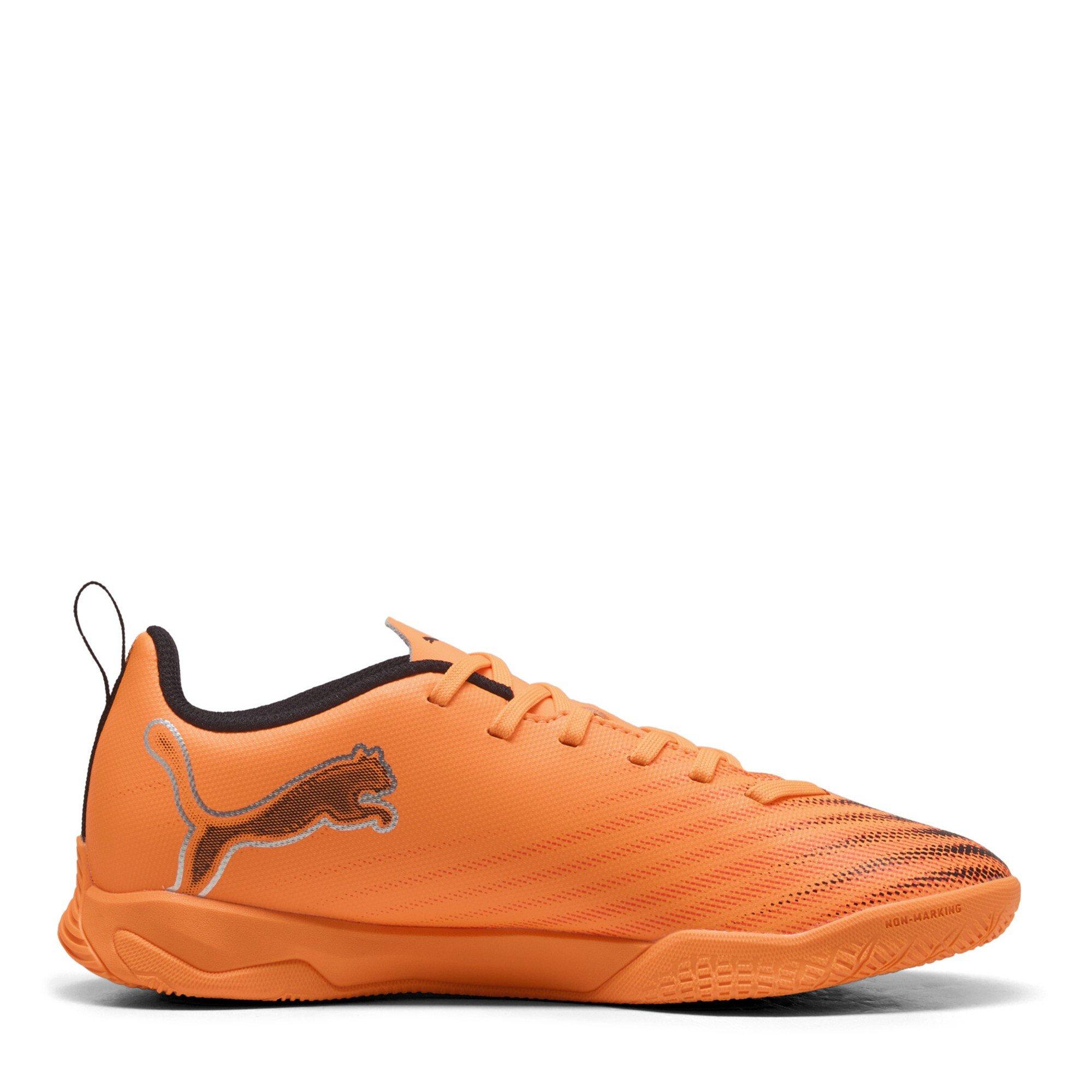 Heat Fire-Bla - Puma - Unisex Kids' Ultra 6 Play It Indoor Football Boots - 4
