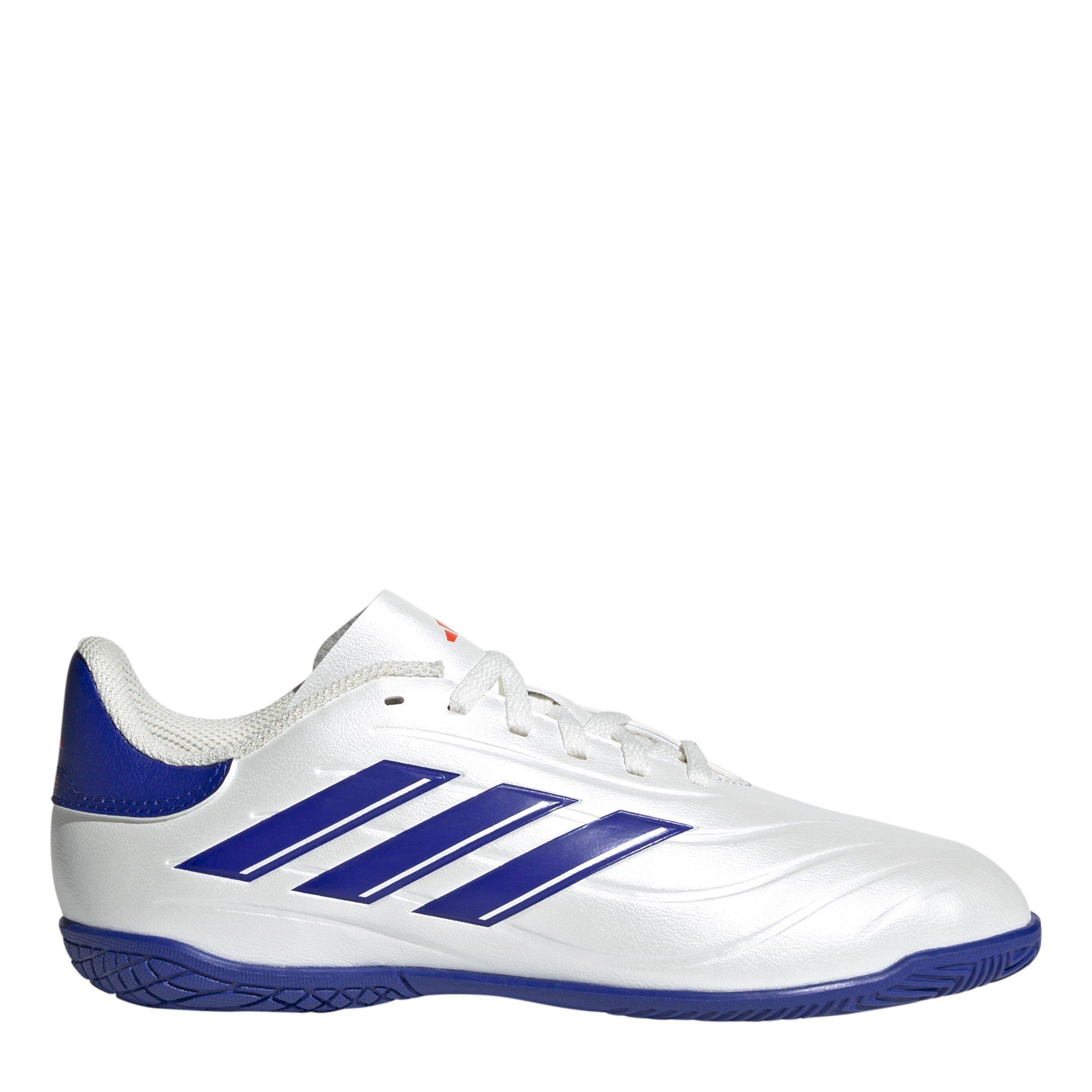 Wht/Blue/Red - adidas - Unisex Kids Copa Pure Club Indoor Football Boots - 1