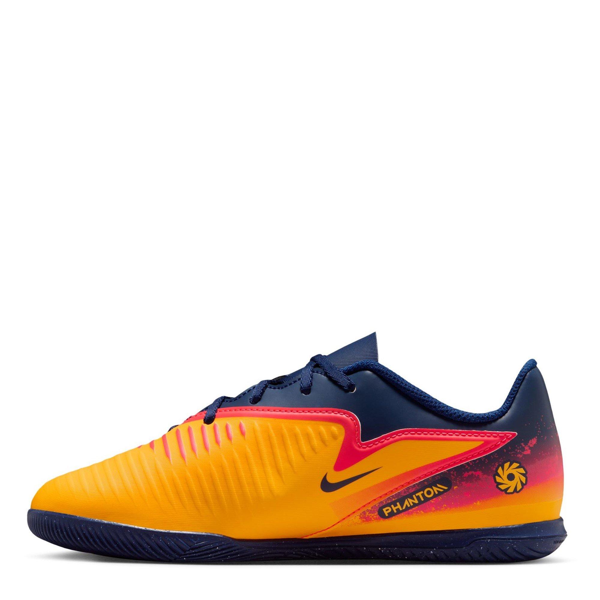 Orange/Volt - Nike - Phantom 6 Club Juniors Indoor Football Boots - 2