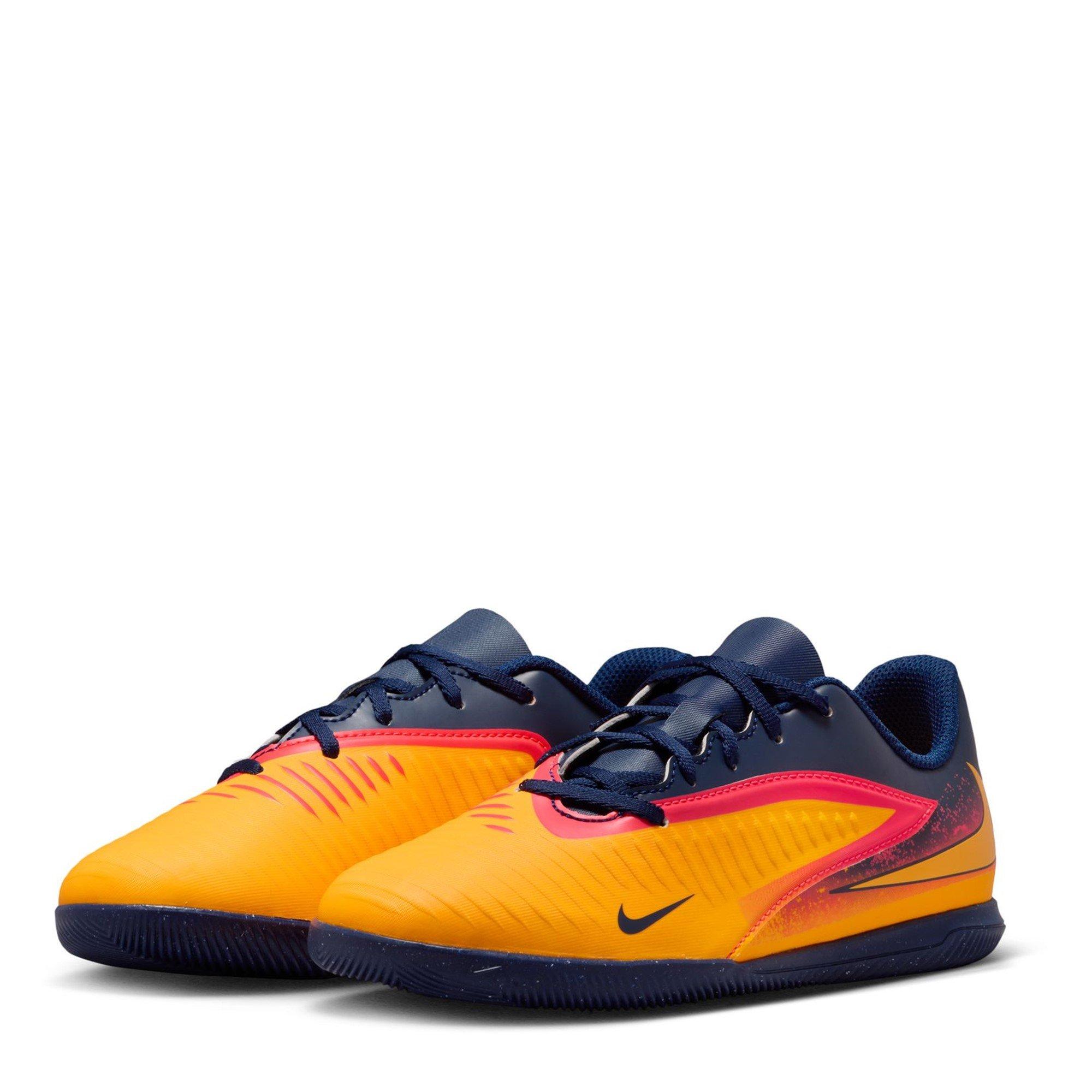 Orange/Volt - Nike - Phantom 6 Club Juniors Indoor Football Boots - 4