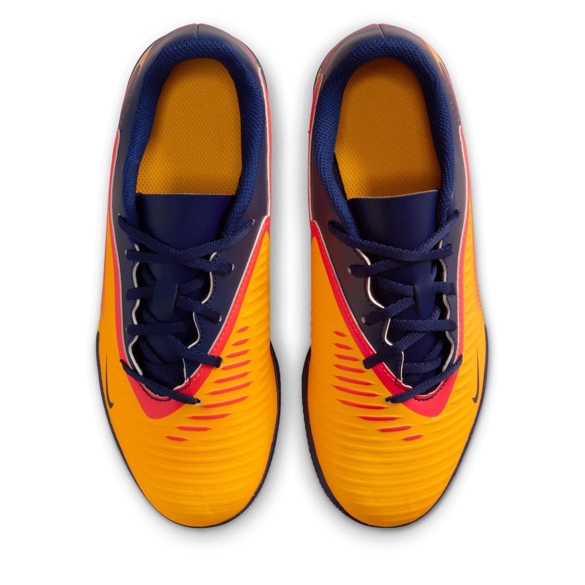 Orange/Volt - Nike - Phantom 6 Club Juniors Indoor Football Boots - 6