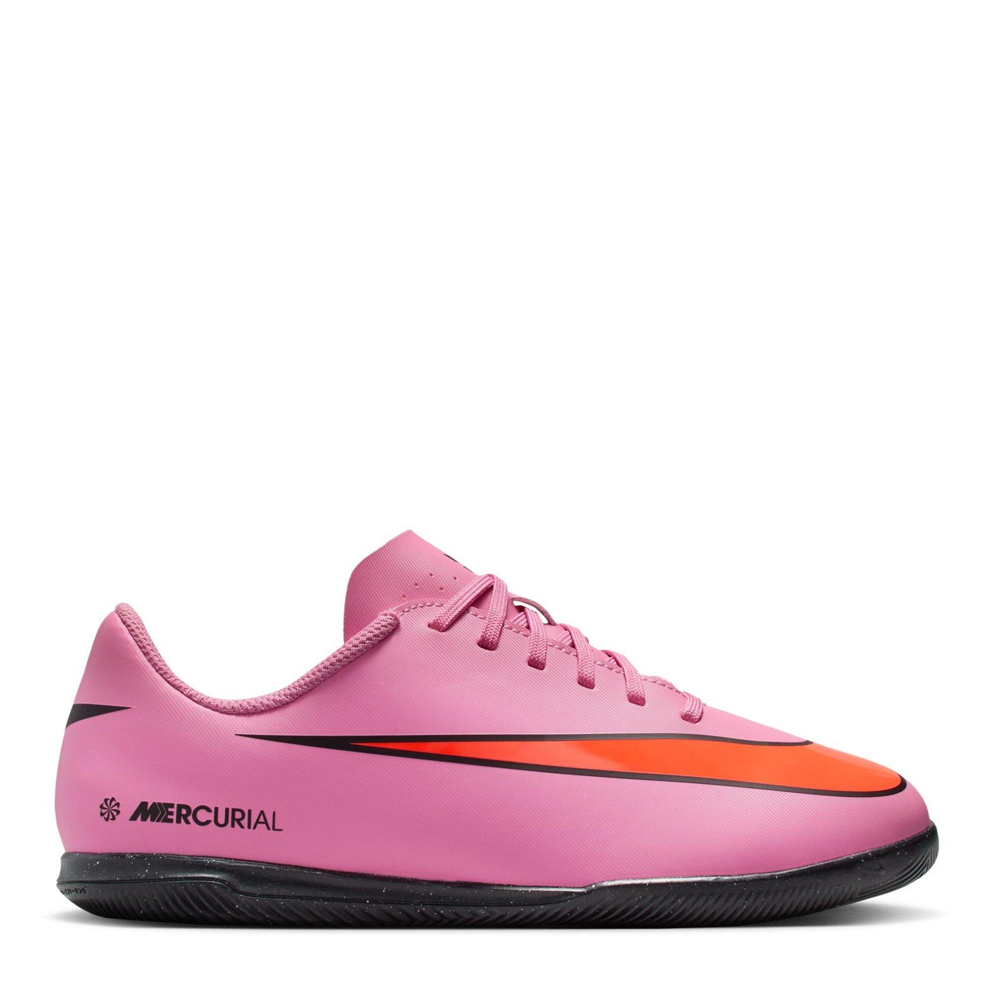 Nike Boys Mercurial Vapor 16 Club Juniors Indoor Football Boots - Pink/Black - 5.5 (38.5)