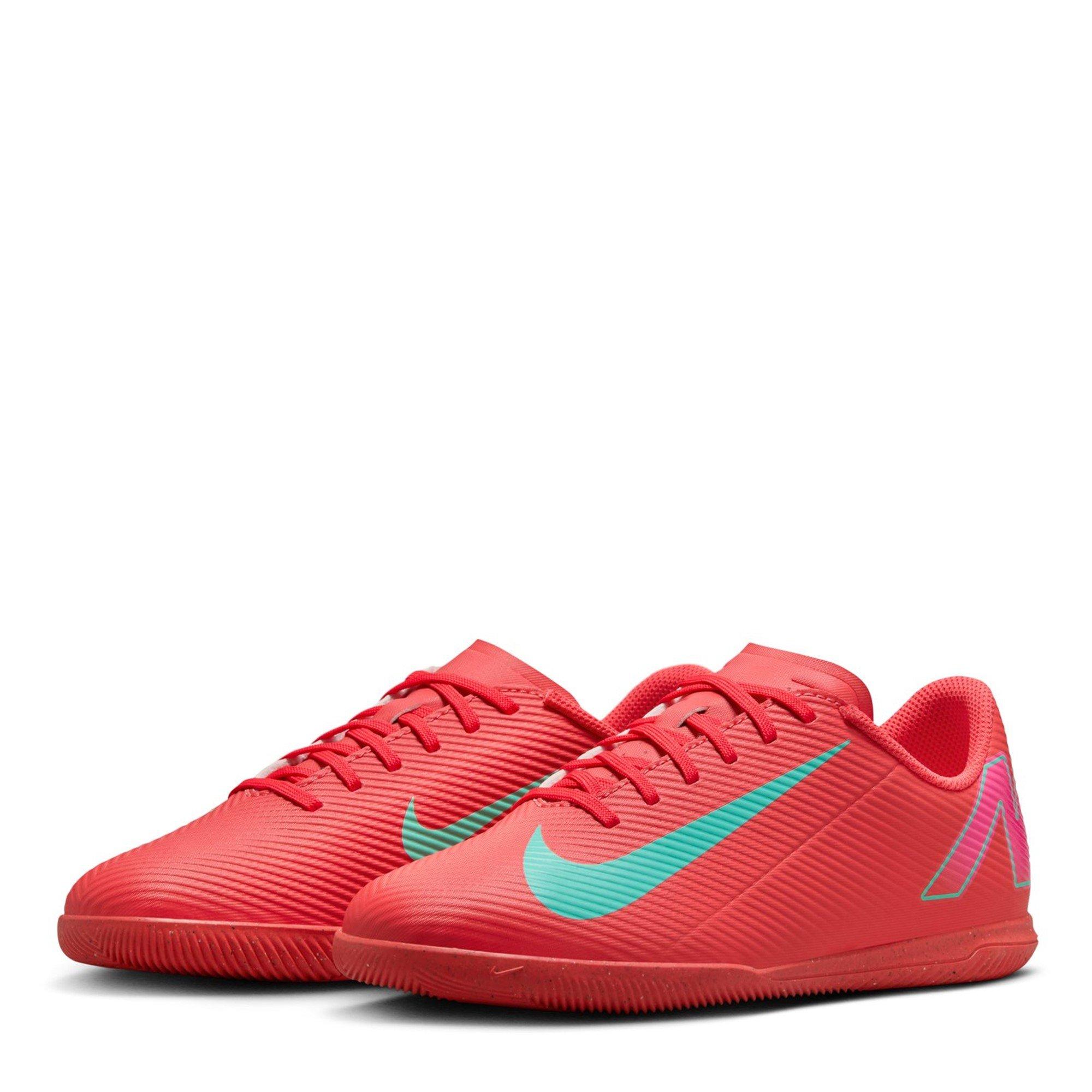 Rouge/Vert - Nike - Mercurial Vapor 16 Club Juniors Indoor Football Boots - 4