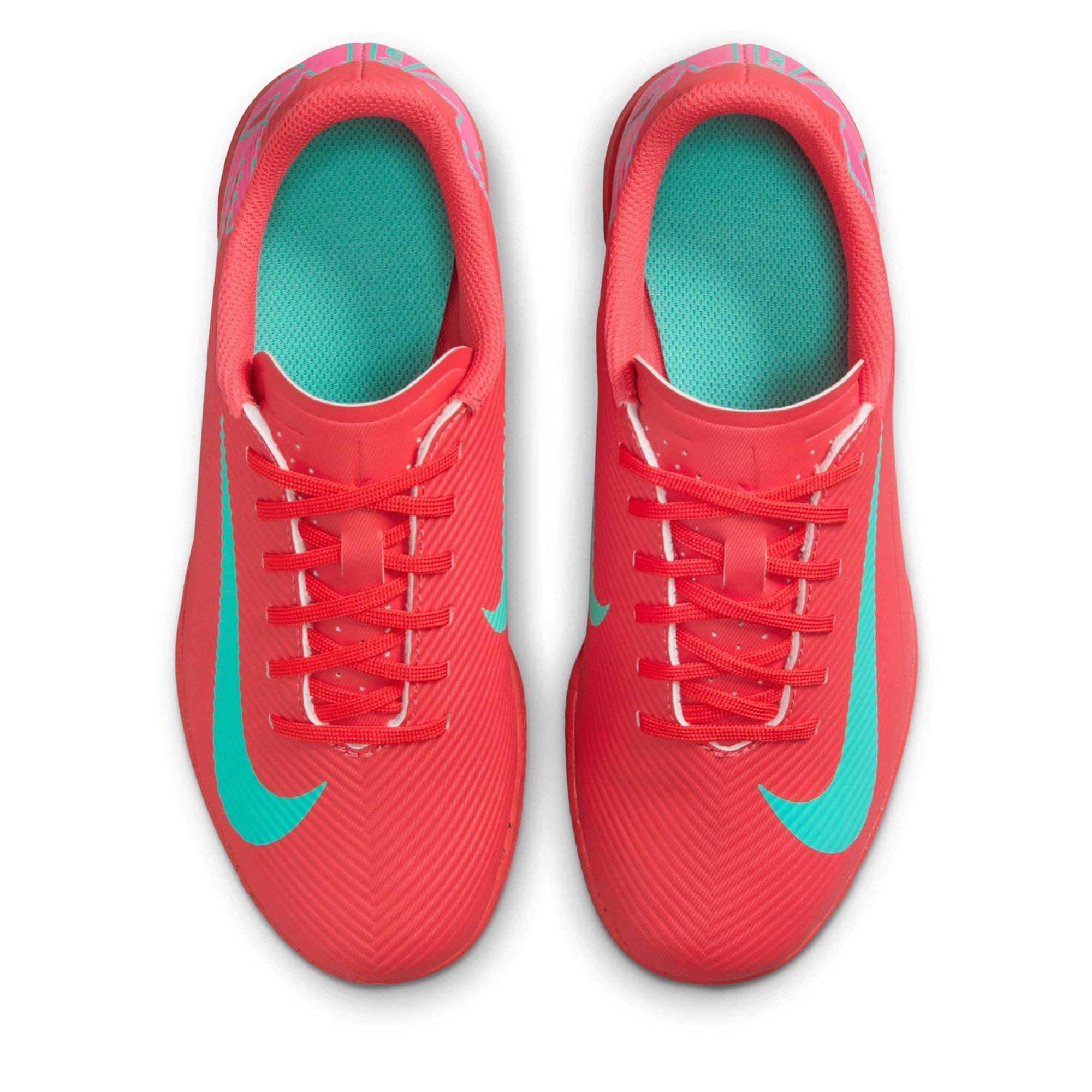 Rouge/Vert - Nike - Mercurial Vapor 16 Club Juniors Indoor Football Boots - 6