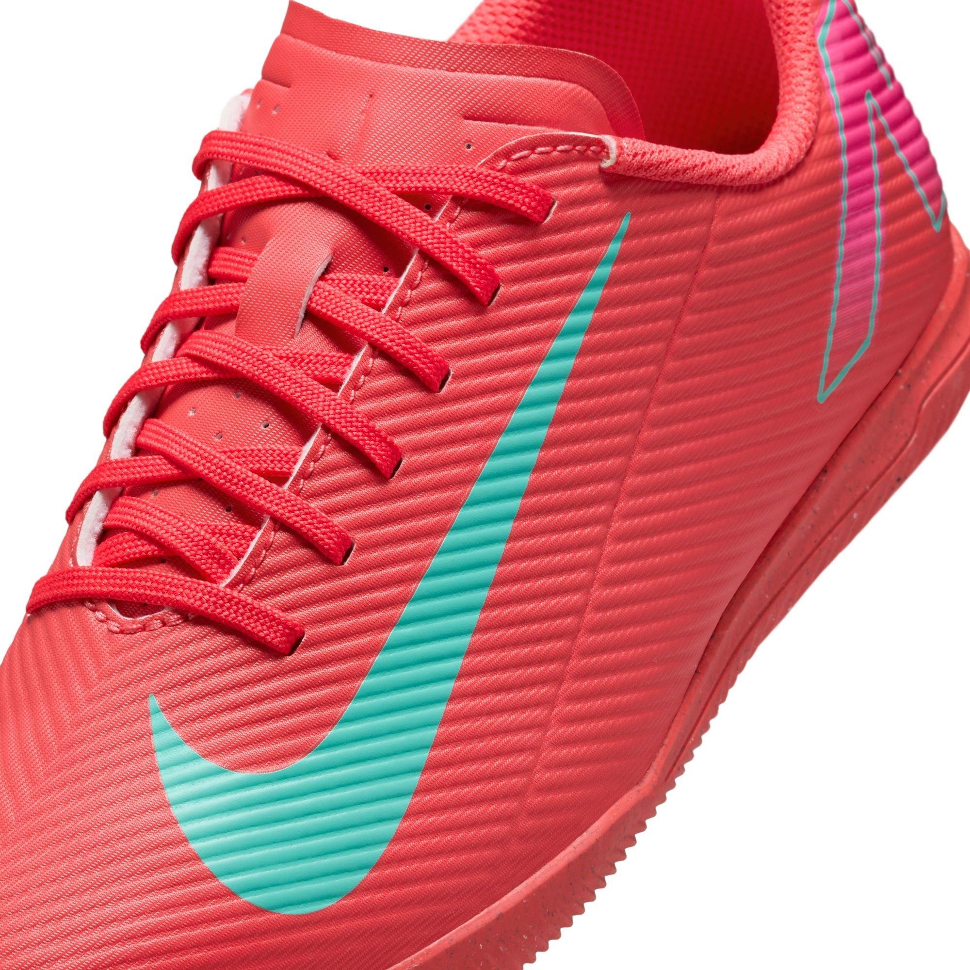 Rouge/Vert - Nike - Mercurial Vapor 16 Club Juniors Indoor Football Boots - 7