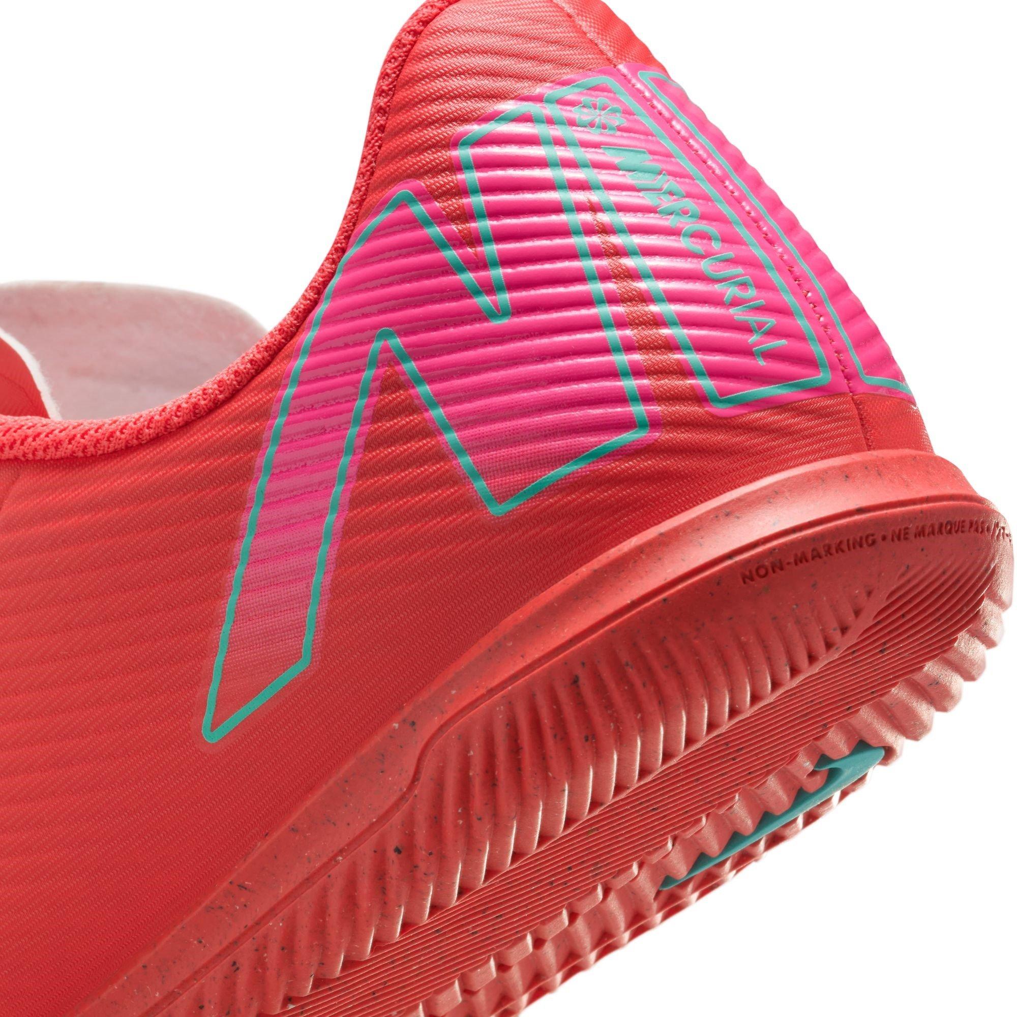 Rouge/Vert - Nike - Mercurial Vapor 16 Club Juniors Indoor Football Boots - 8