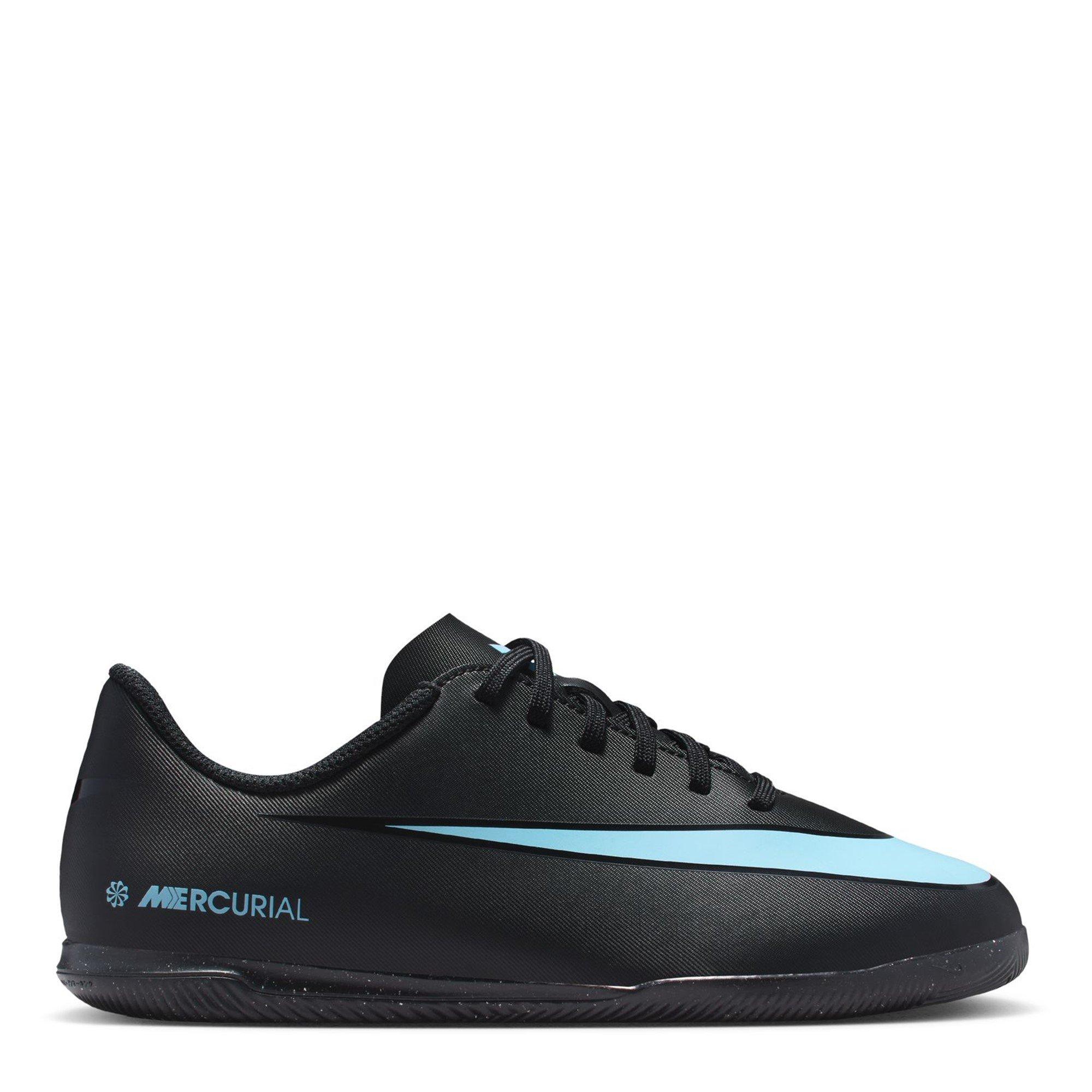 Nike Boys Mercurial Vapor 16 Club Juniors Indoor Football Boots - Black/Blue - 5.5 (38.5)