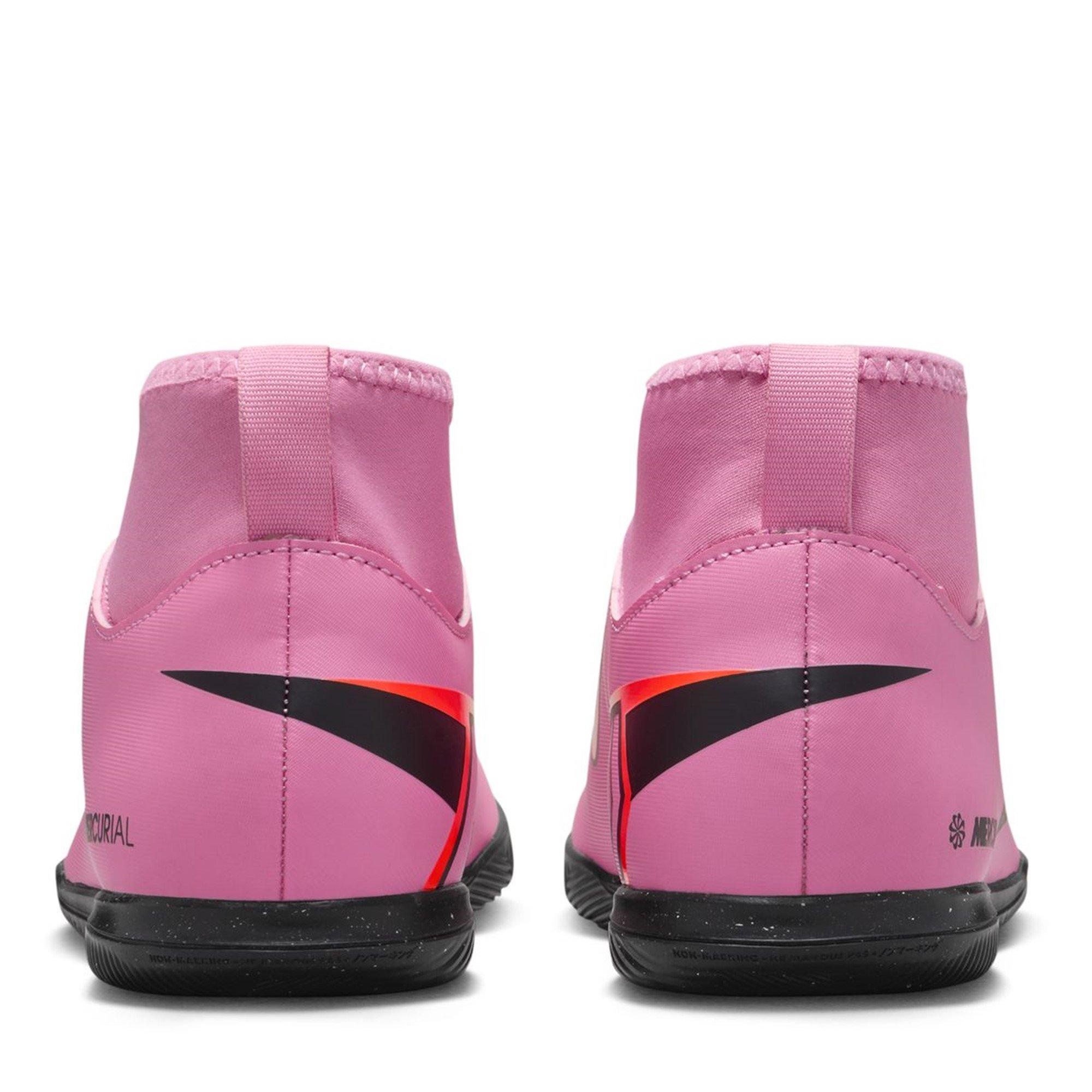 Pink/Black - Nike - Mercurial Superfly 10 Club Juniors Indoor Football Boots - 5