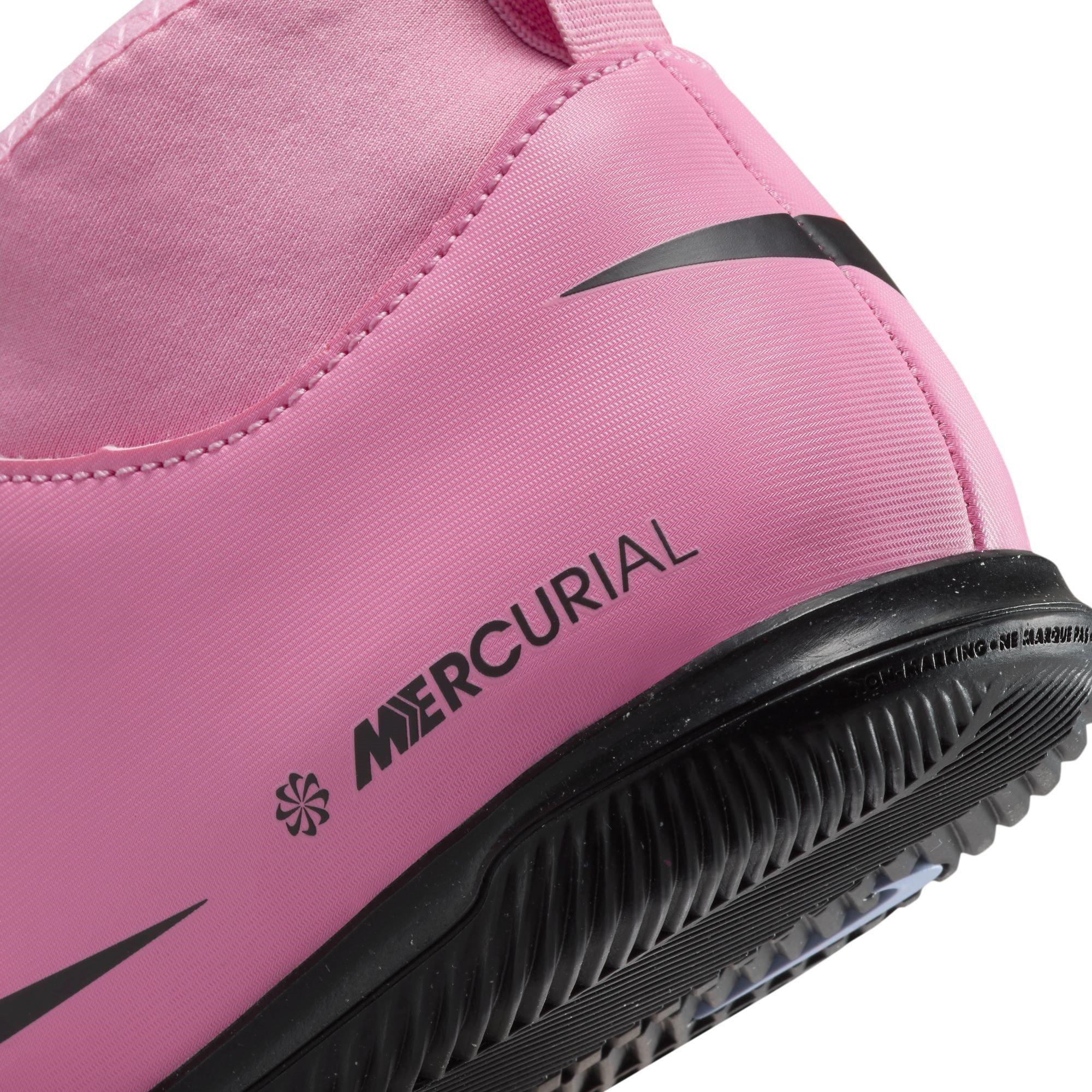 Pink/Black - Nike - Mercurial Superfly 10 Club Juniors Indoor Football Boots - 8