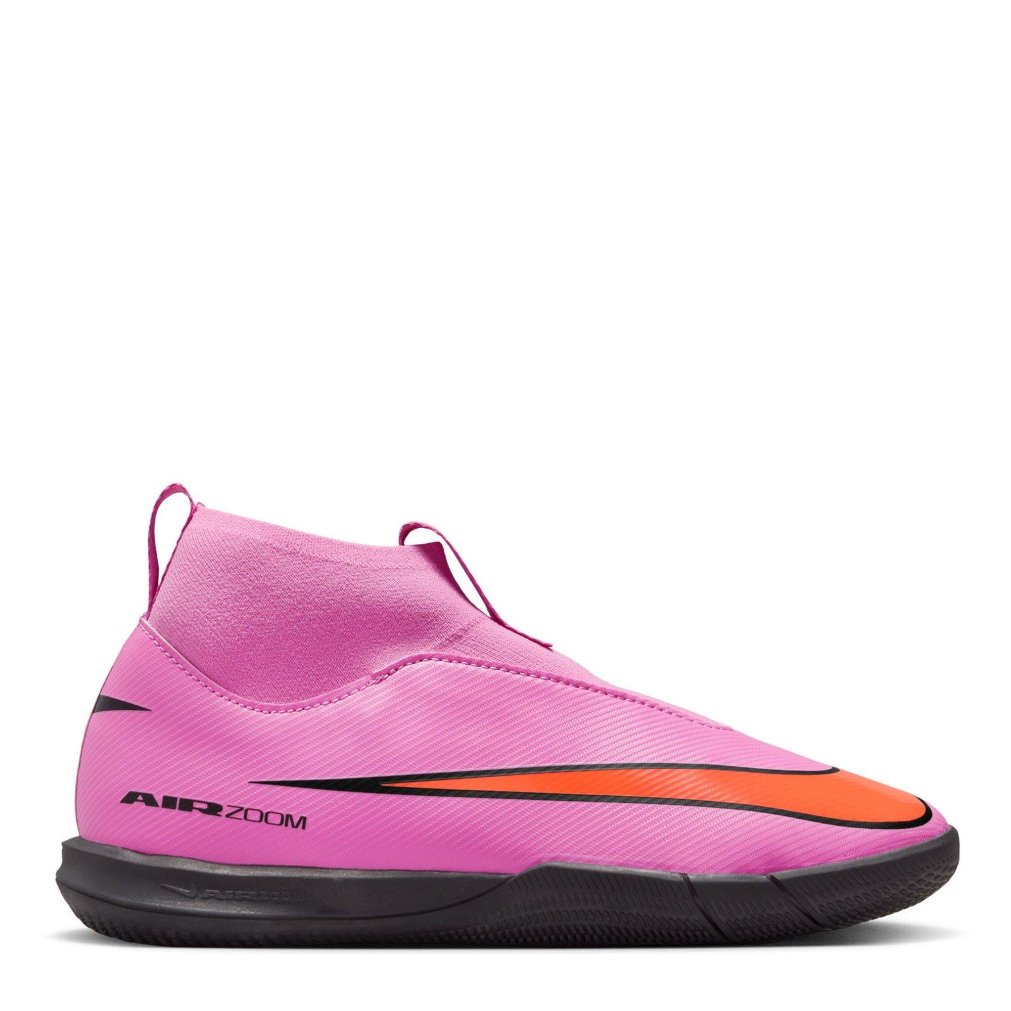 Pink/Black - Nike - Mercuial Superfly 10 Academy Juniors Indoor Football Boots - 1