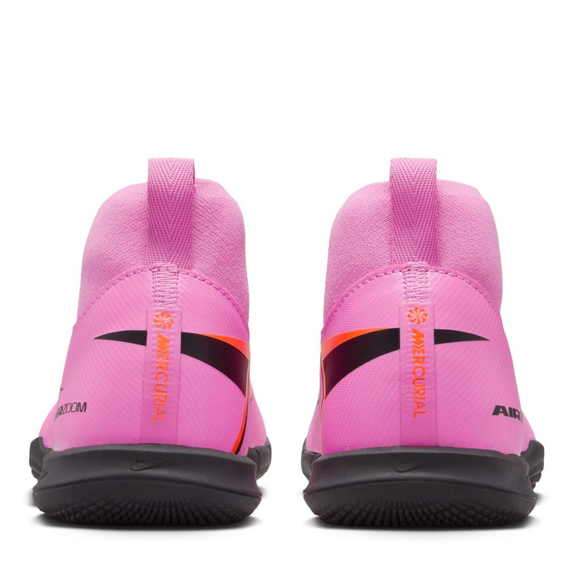Pink/Black - Nike - Mercuial Superfly 10 Academy Juniors Indoor Football Boots - 5