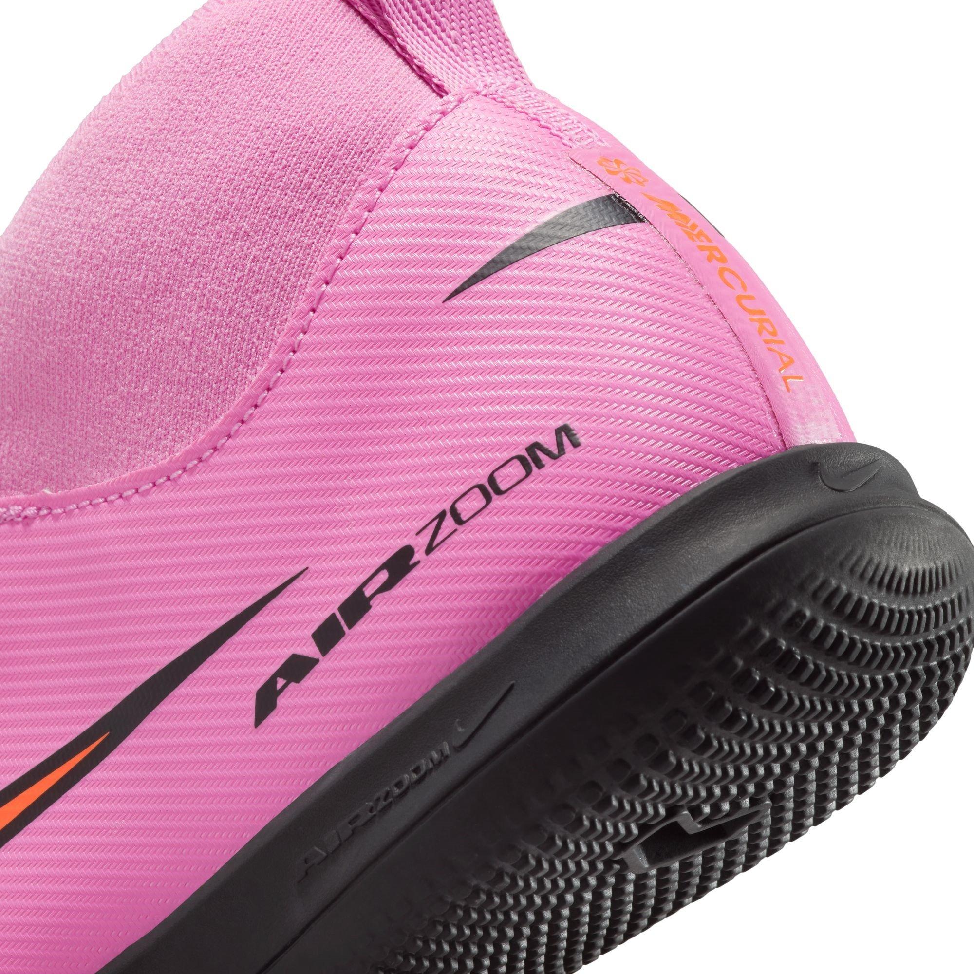 Pink/Black - Nike - Mercuial Superfly 10 Academy Juniors Indoor Football Boots - 8