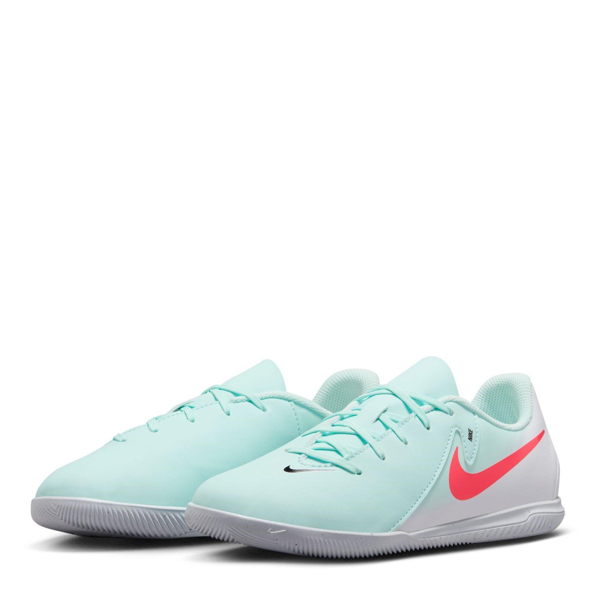 Mint/Red - Nike - Phantom GX 2 Club Juniors Indoor Court Football Boots. - 4