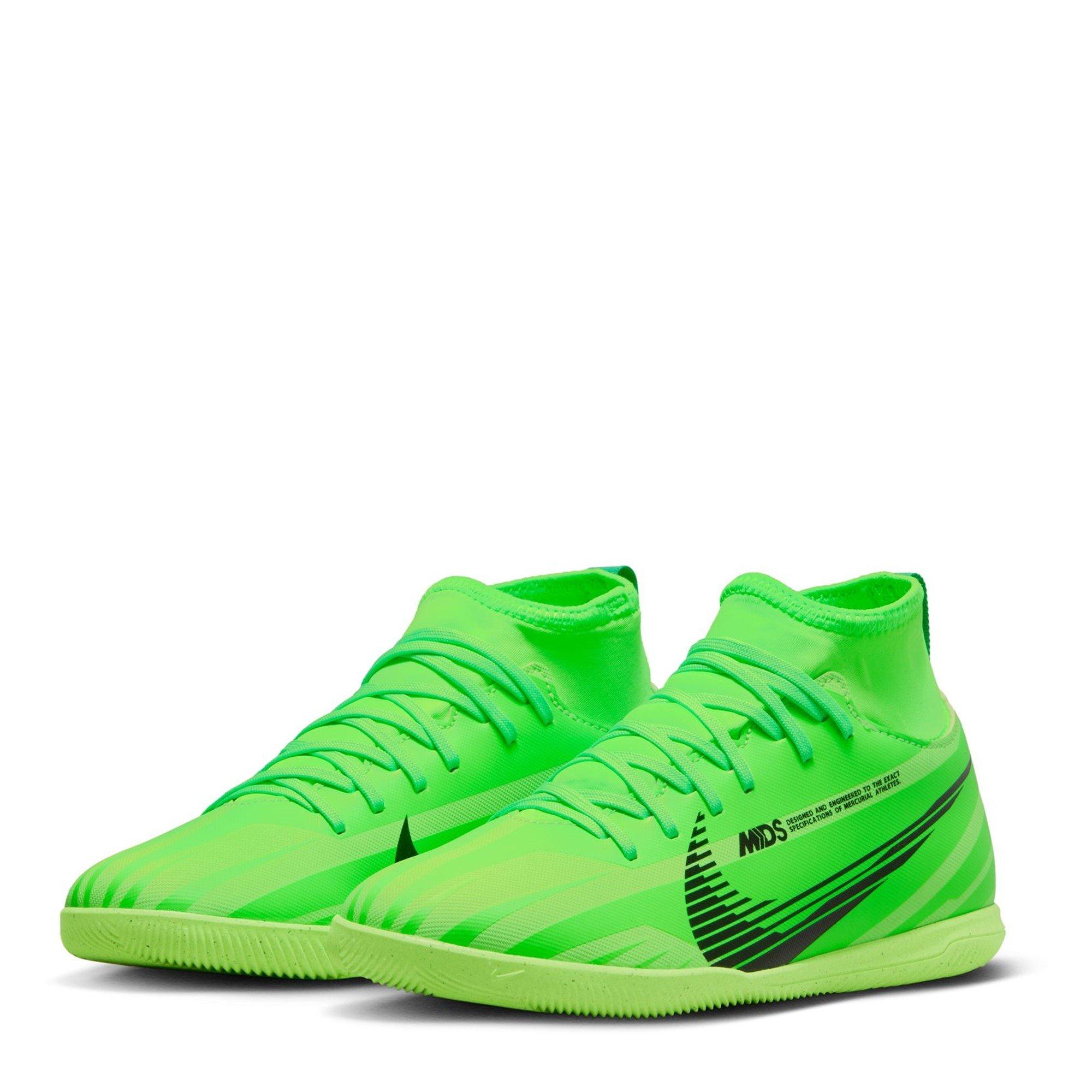 Green/Black - Nike - Jr. Superfly 9 Club Mercurial Dream Speed Indoor Football Boots - 4