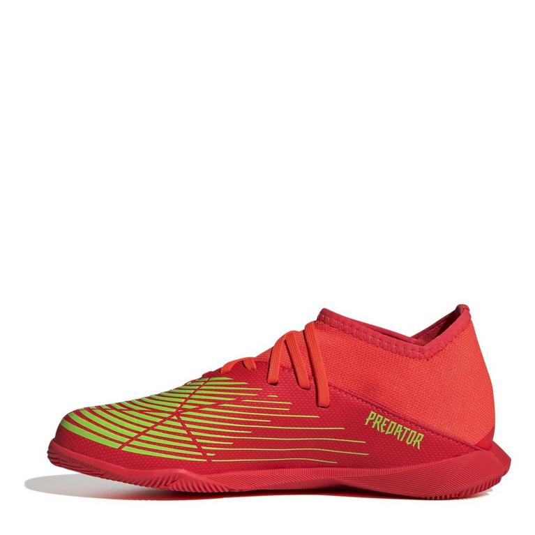Rojo/Verde/Negro - adidas - Predator Edge.3 Indoor Football Shoes Kids - 2