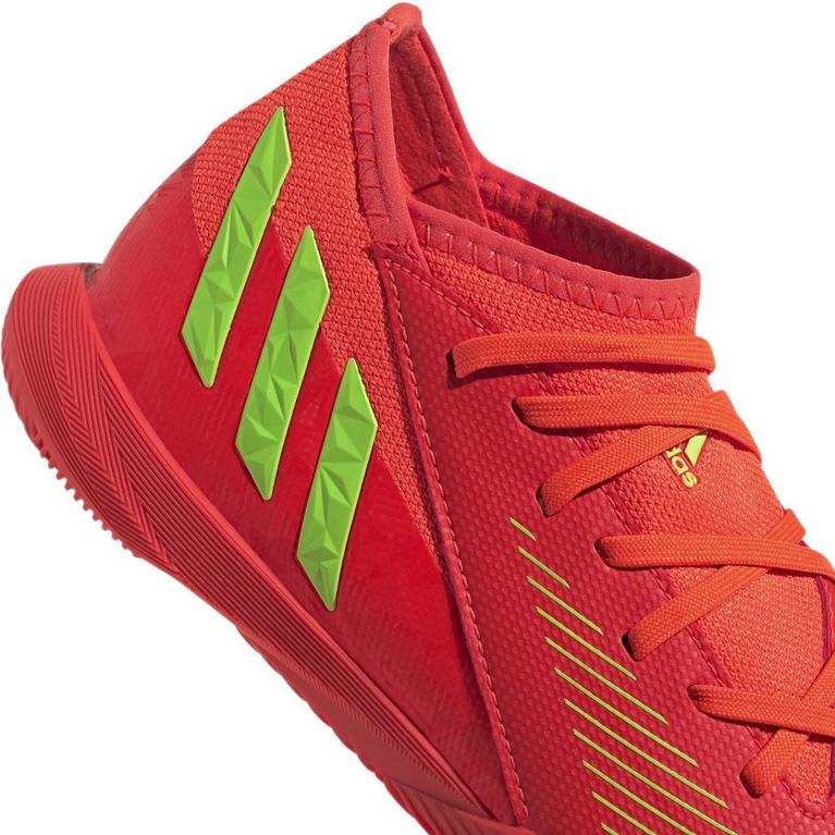 Rojo/Verde/Negro - adidas - Predator Edge.3 Indoor Football Shoes Kids - 7