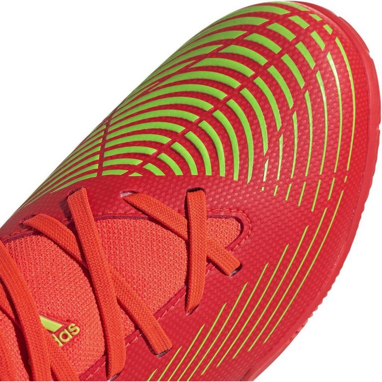 Rojo/Verde/Negro - adidas - Predator Edge.3 Indoor Football Shoes Kids - 8
