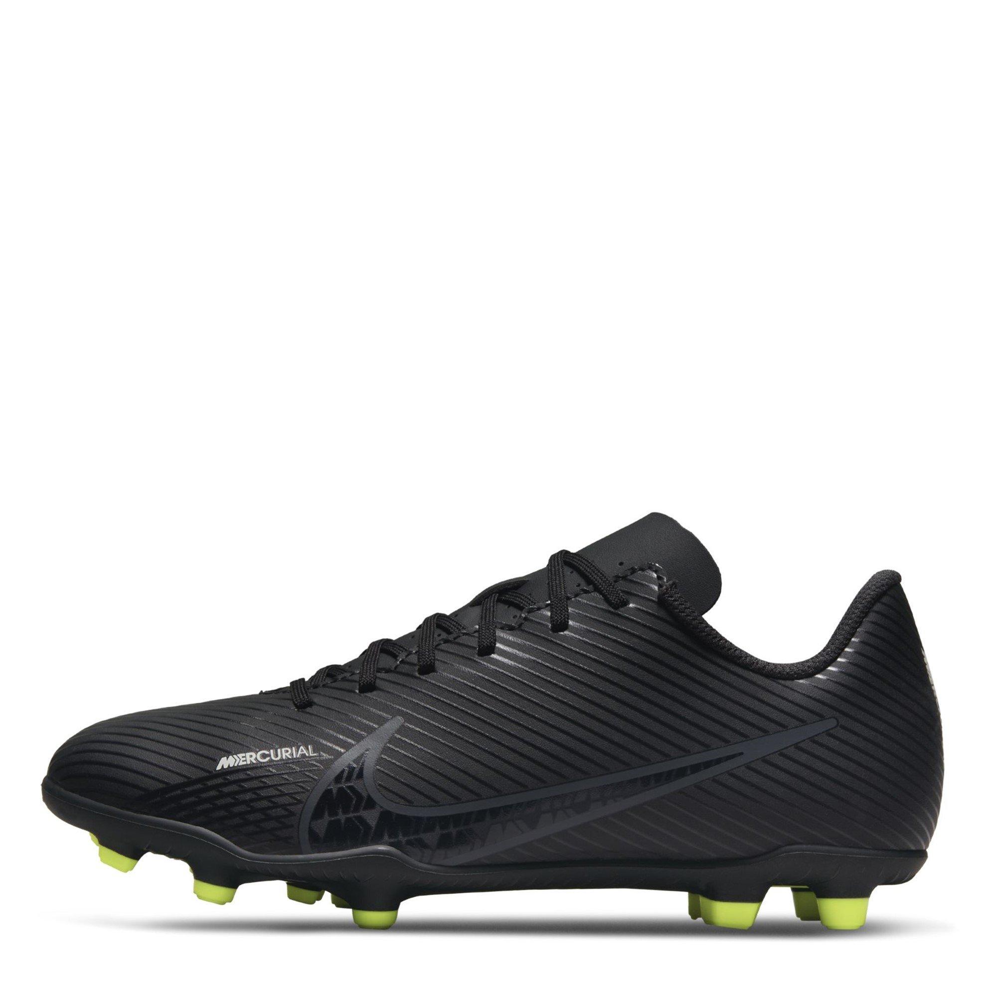 Blk/Grey-Volt - Nike - Nike Mercurial Vapor 15 Club Juniors Firm ground Football Boots - 2