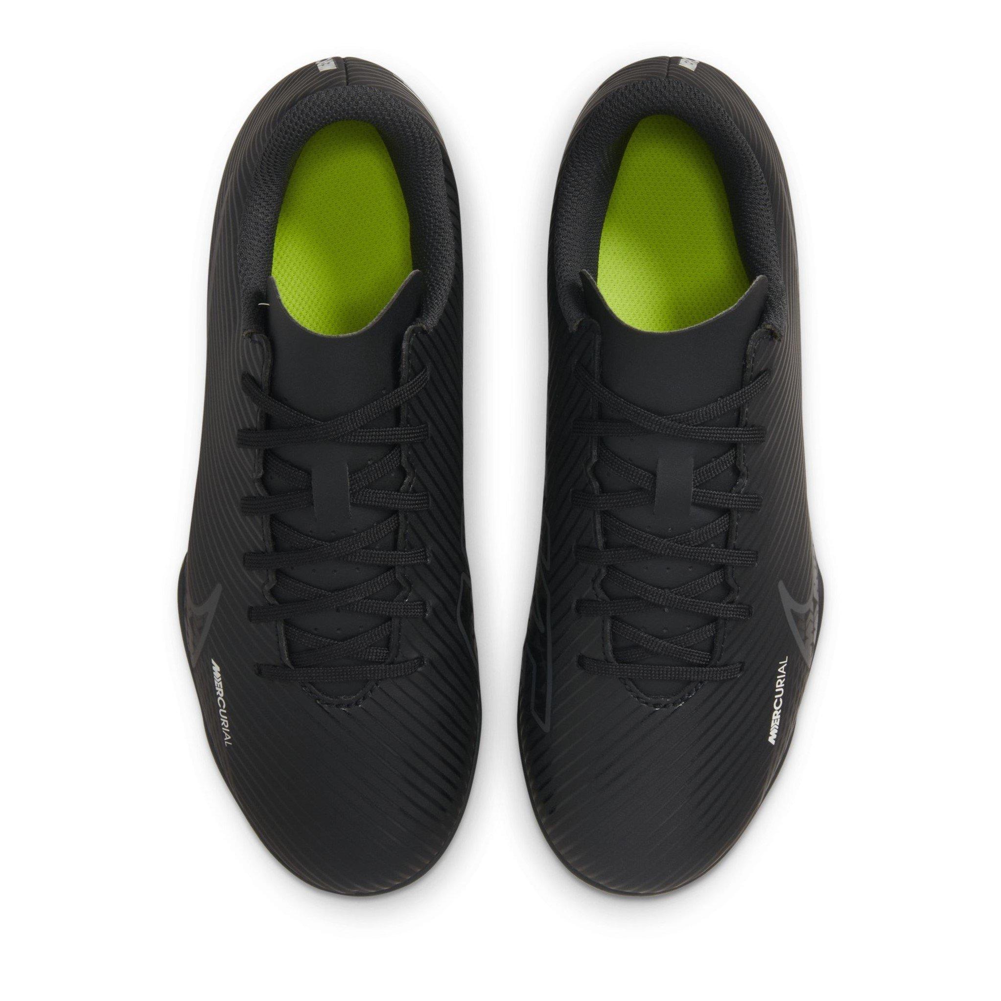 Blk/Grey-Volt - Nike - Nike Mercurial Vapor 15 Club Juniors Firm ground Football Boots - 5
